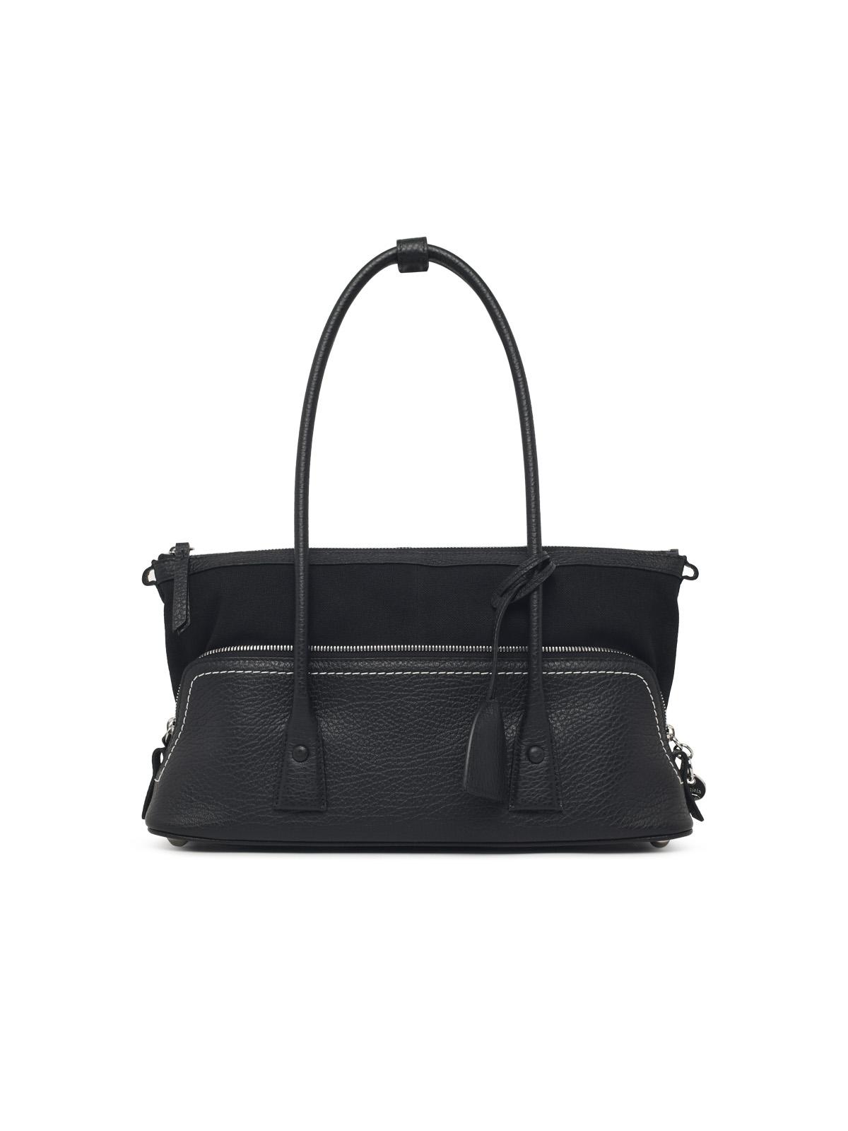 Maison Margiela '5Ac East West' Black Leather Bag Women MAISON MARGIELA