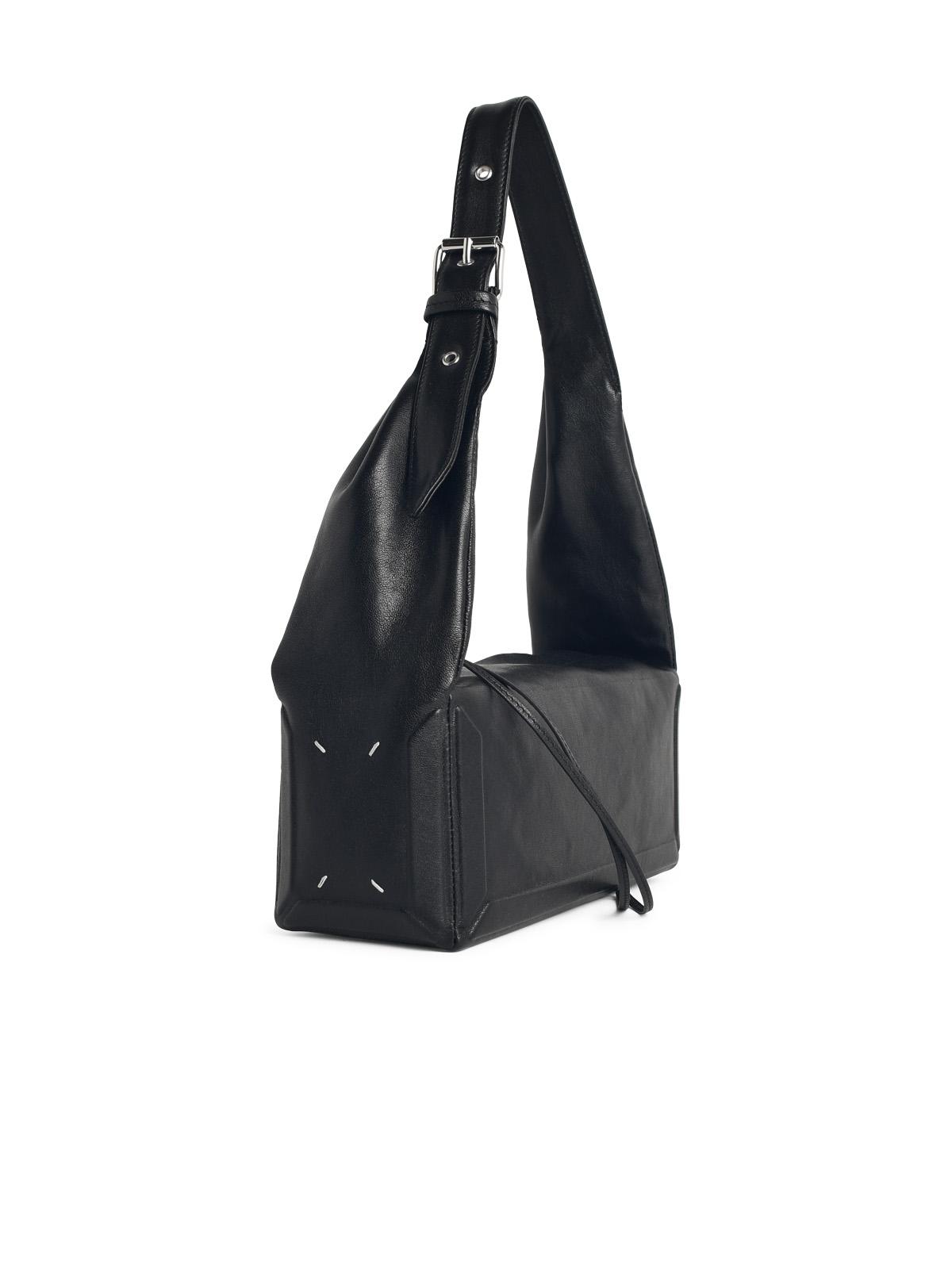 Maison Margiela 'Box Eas West' Medium Bag In Black Leather Women MAISON MARGIELA