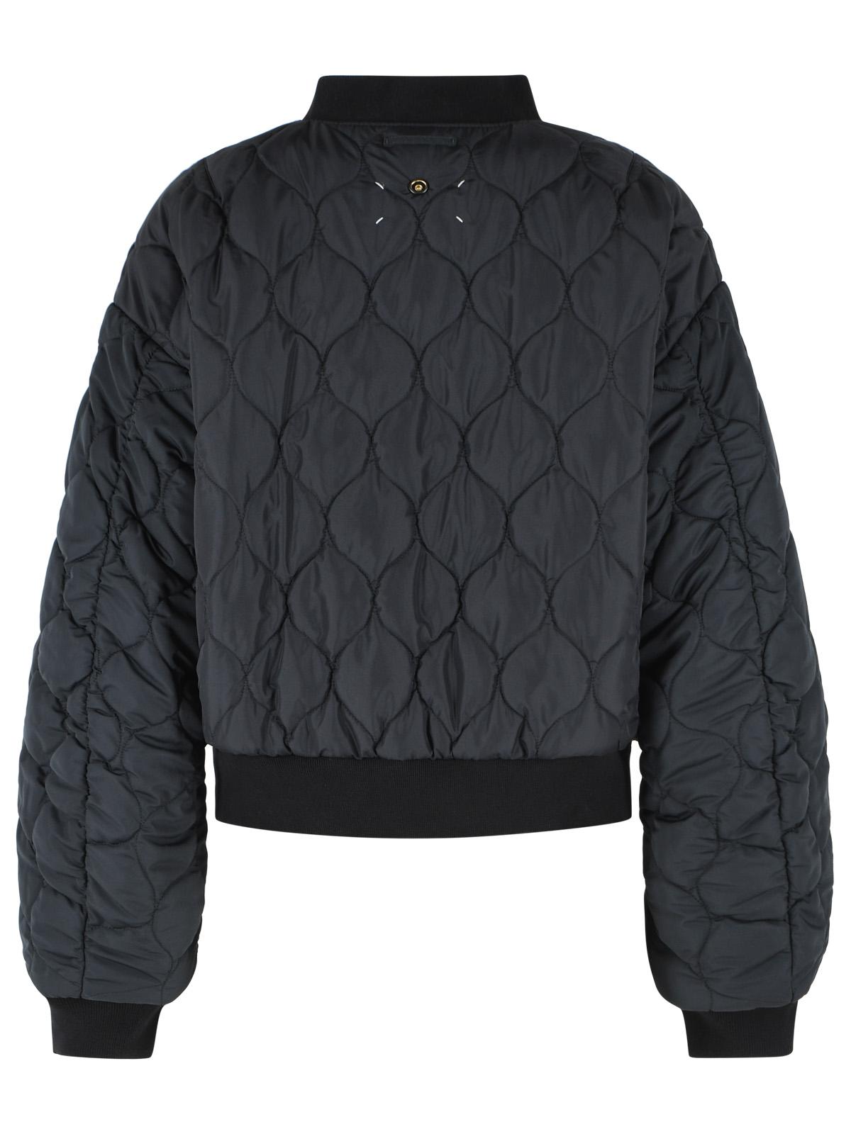 Maison Margiela Dark Grey Polyamide Reversible Bomber Jacket Women MAISON MARGIELA