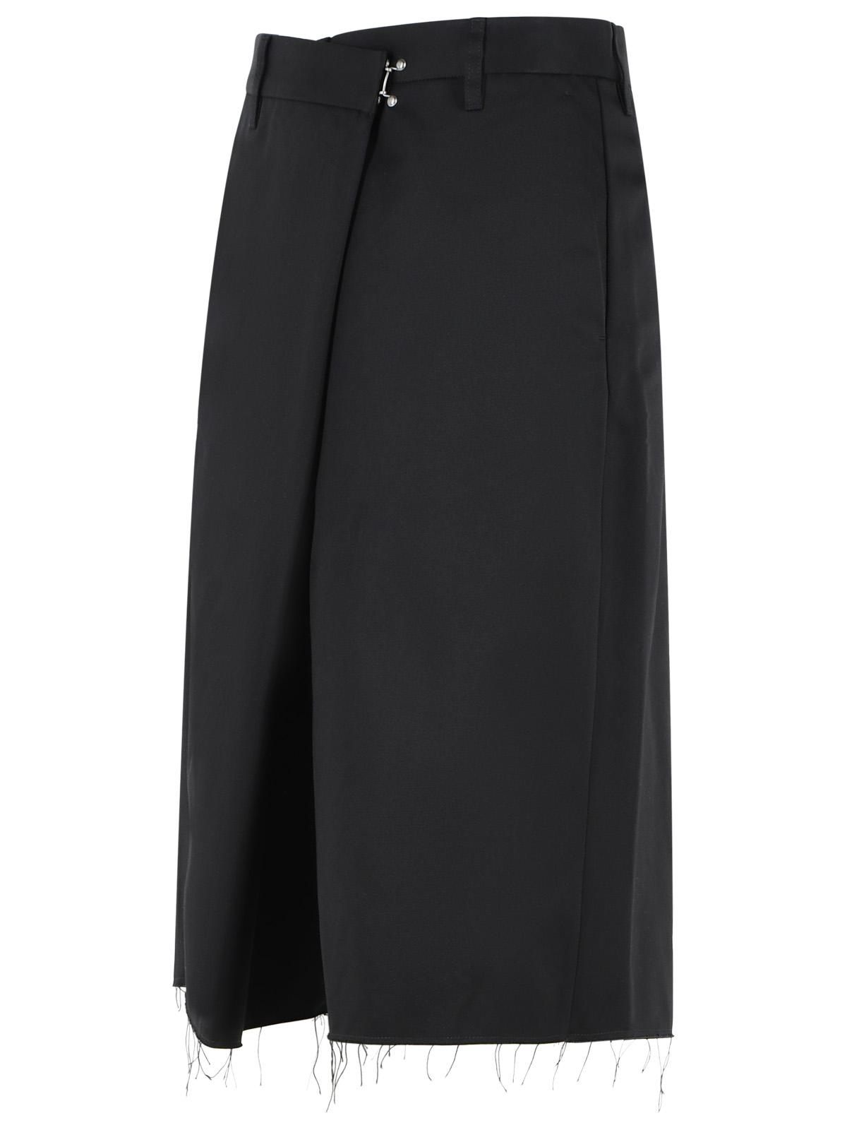Maison Margiela 'Wrap' Black Cotton Shorts Women MAISON MARGIELA