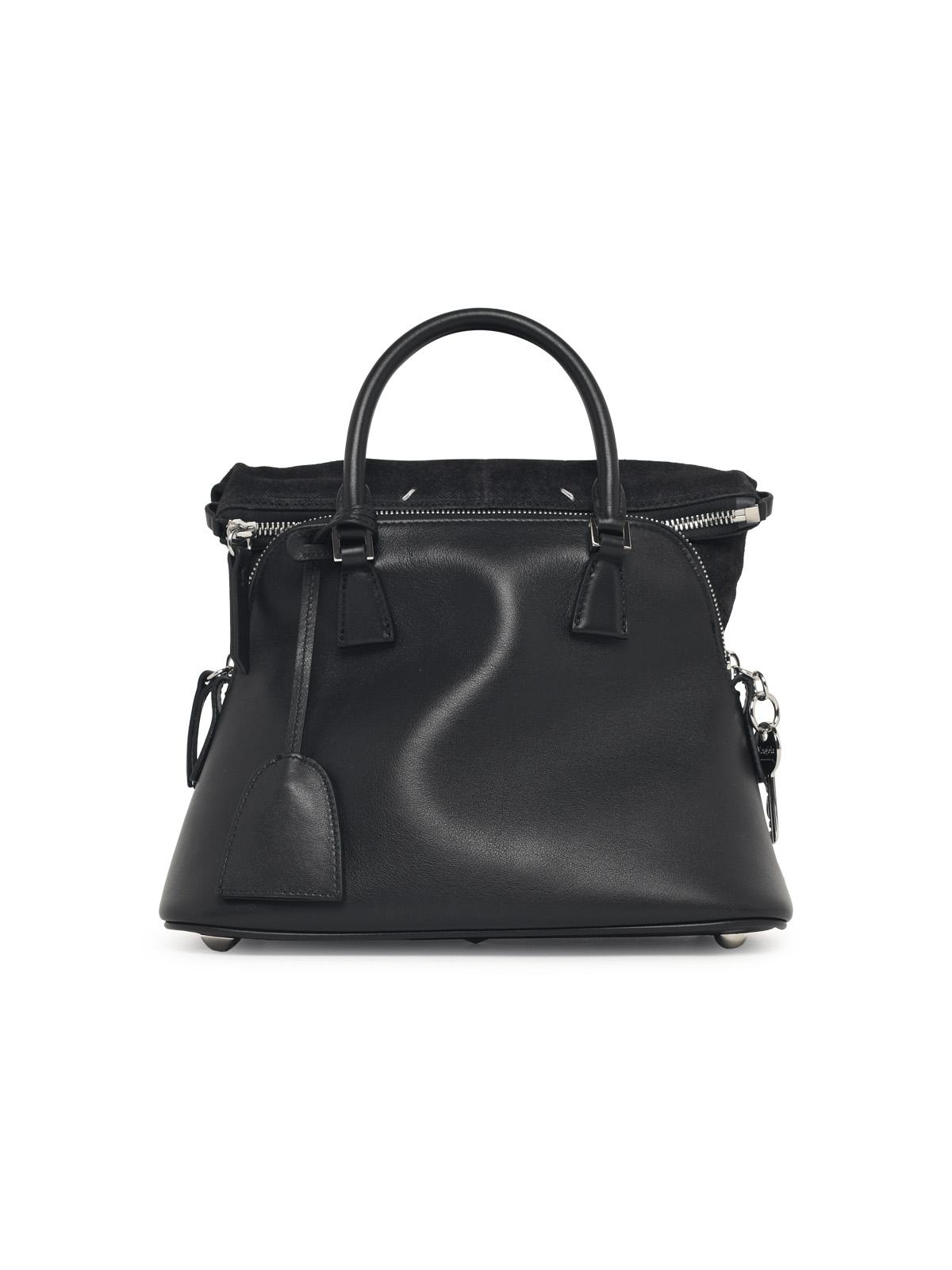 Maison Margiela '5Ac Soft' Dark Grey Leather Mini Bag Women MAISON MARGIELA