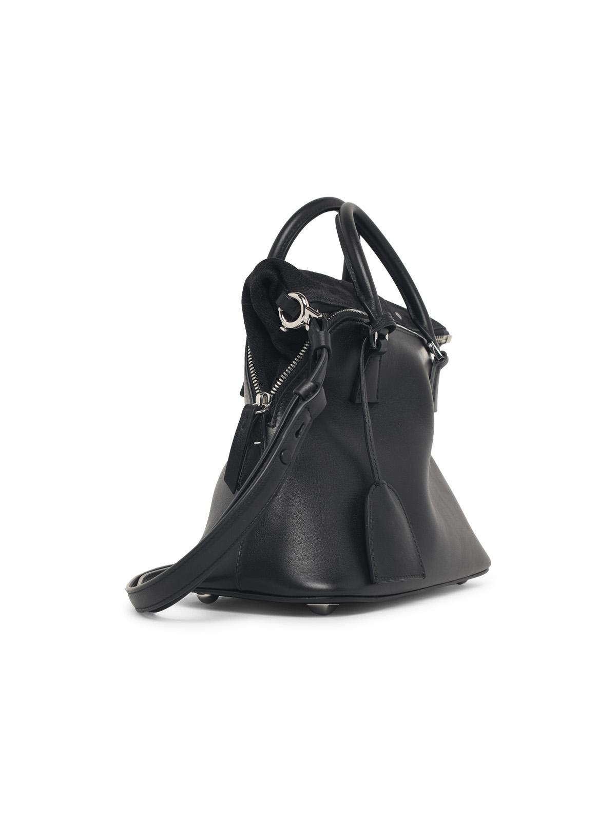 Maison Margiela '5Ac Soft' Dark Grey Leather Mini Bag Women MAISON MARGIELA