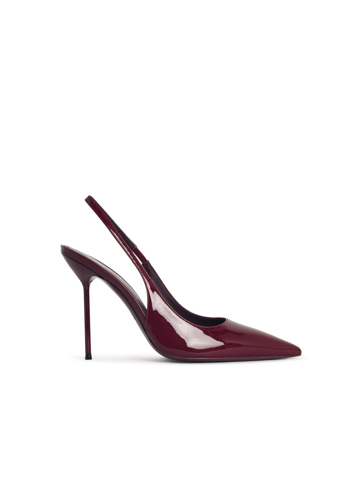 Paris Texas 'Lidia' 'Rouge Noir' Pele Slingbacks Women PARIS TEXAS