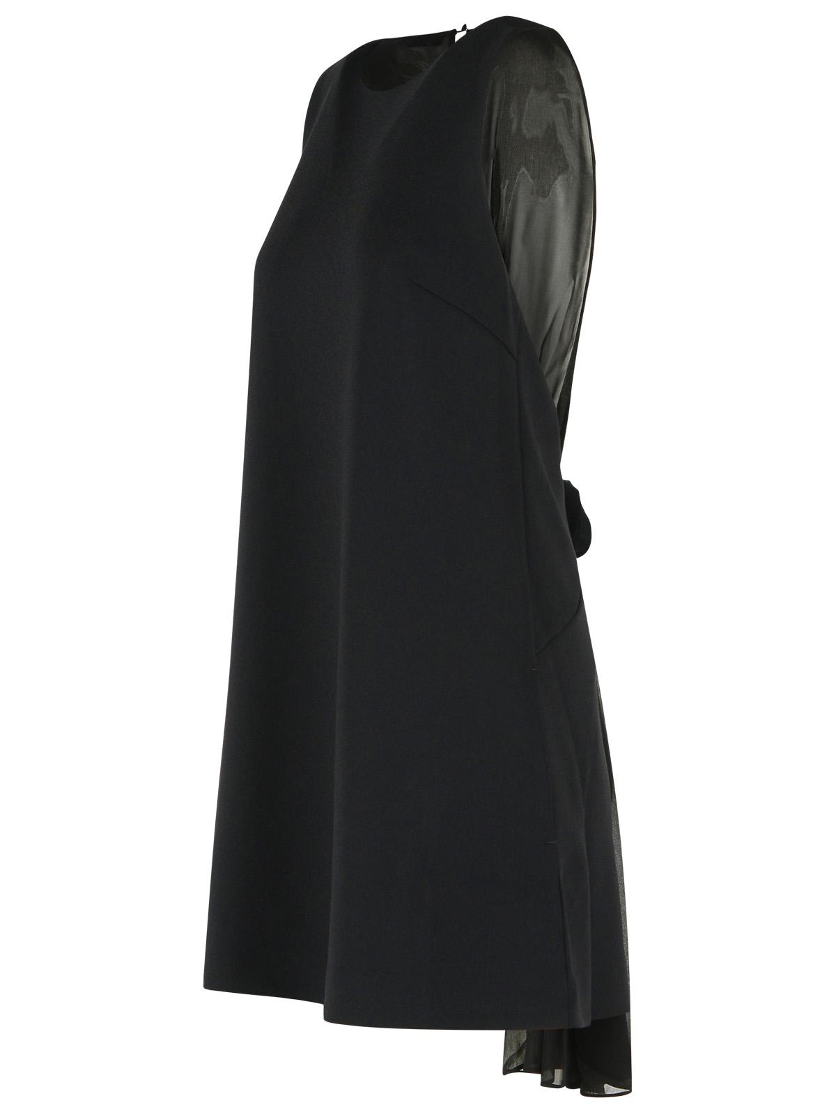 Rotate Black Crêpe Mini Dress Women ROTATE