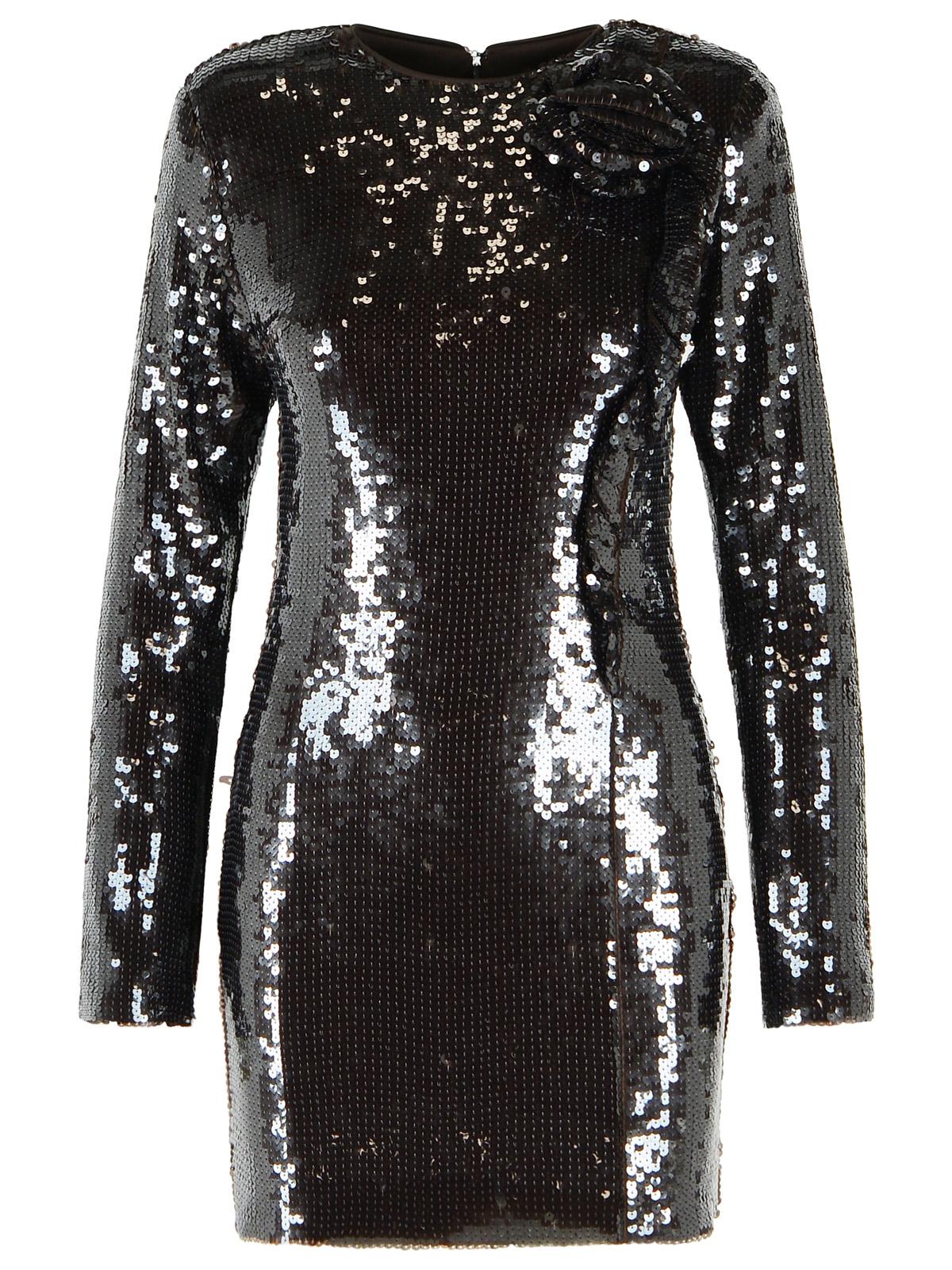 Rotate Brown Polyester Mini Dress Women ROTATE