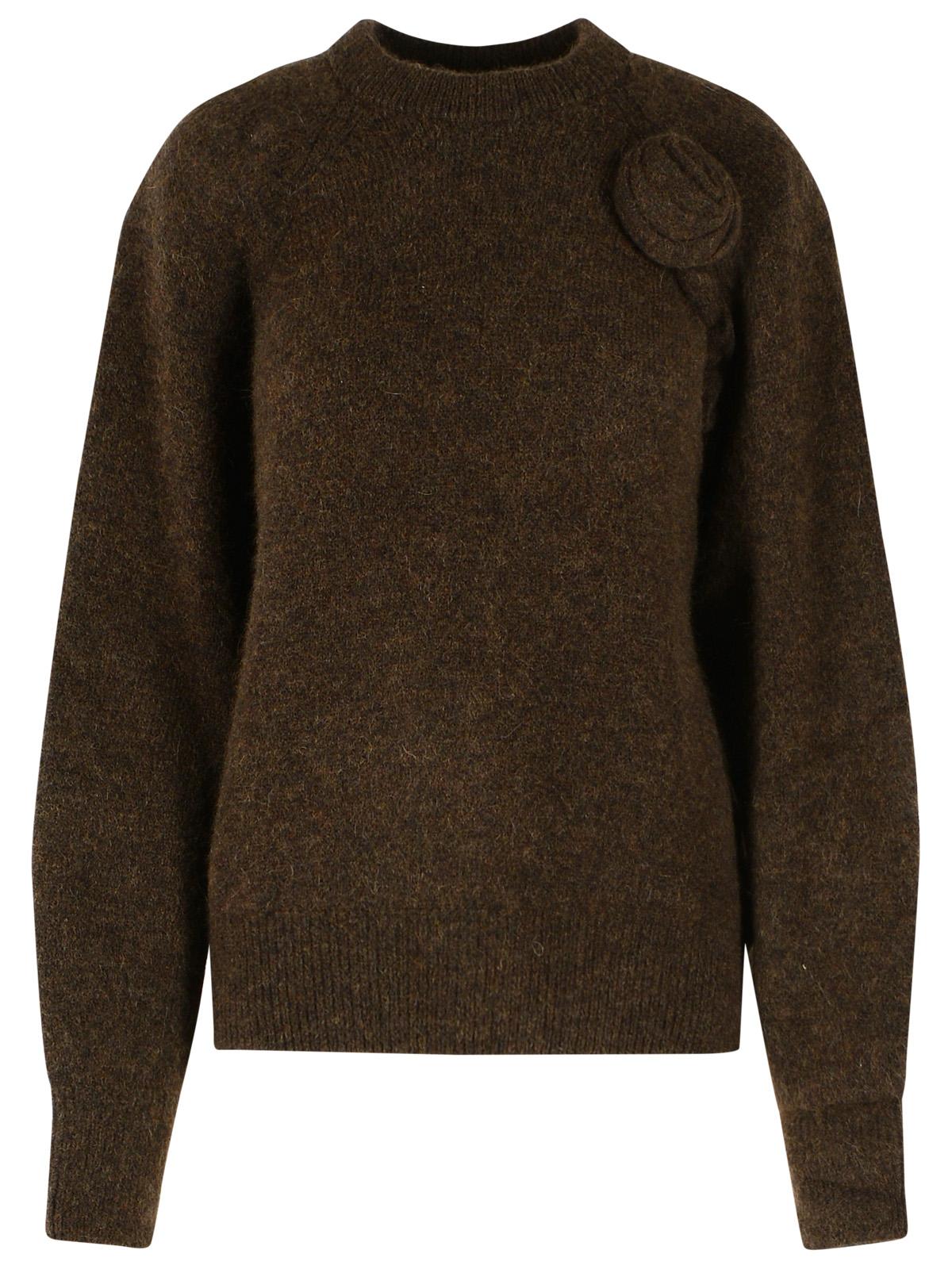Rotate Brown Alpaca Blend Sweater Women ROTATE