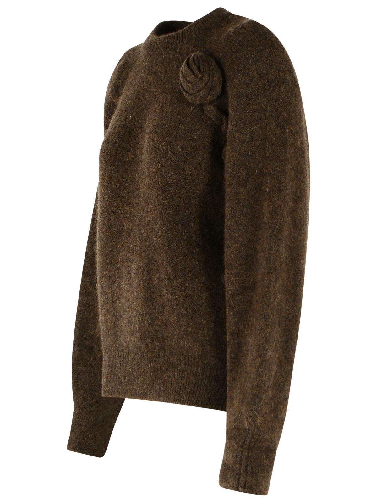 Rotate Brown Alpaca Blend Sweater Women ROTATE