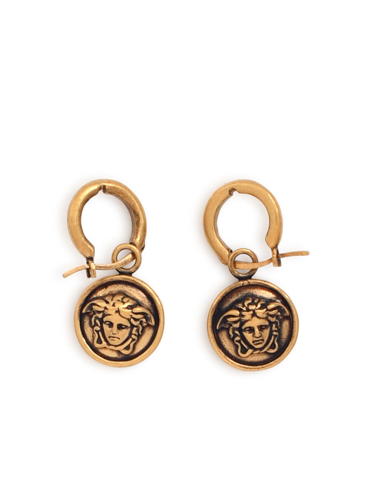 Versace 'Medusa' Brass Earrings Women VERSACE