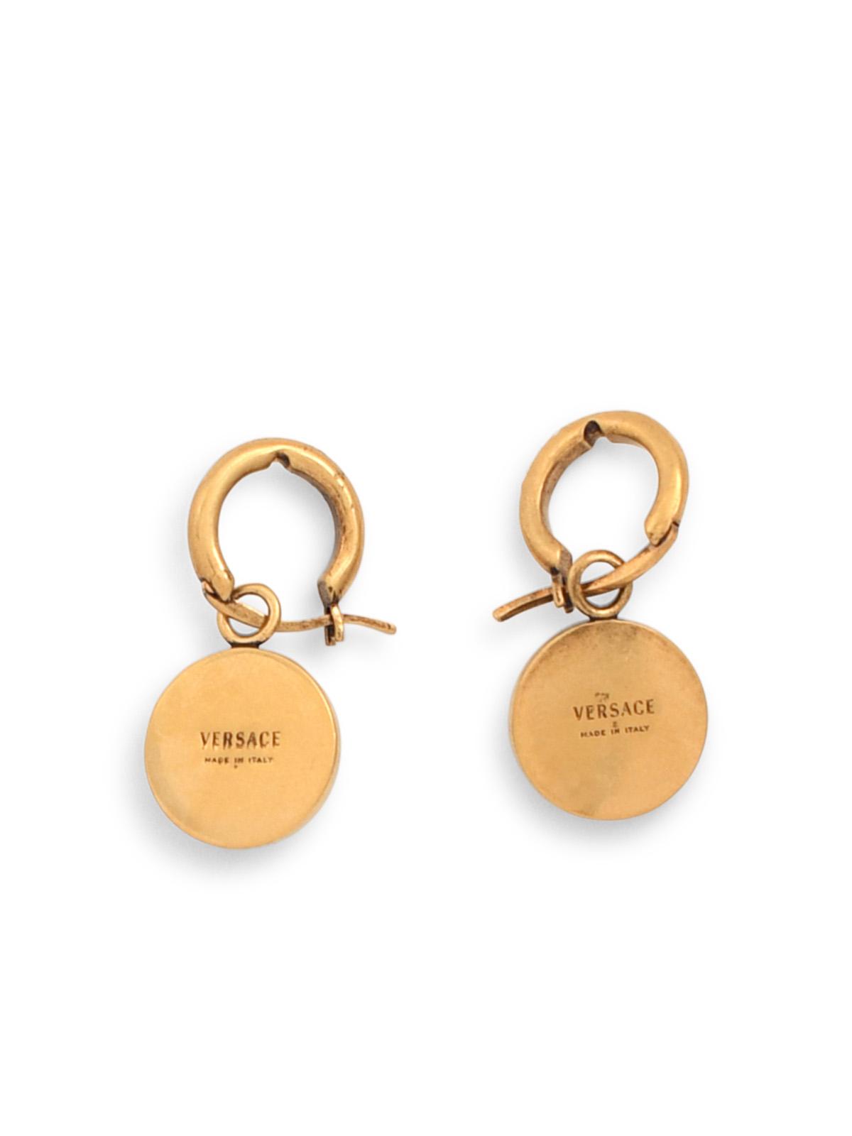 Versace 'Medusa' Brass Earrings Women VERSACE