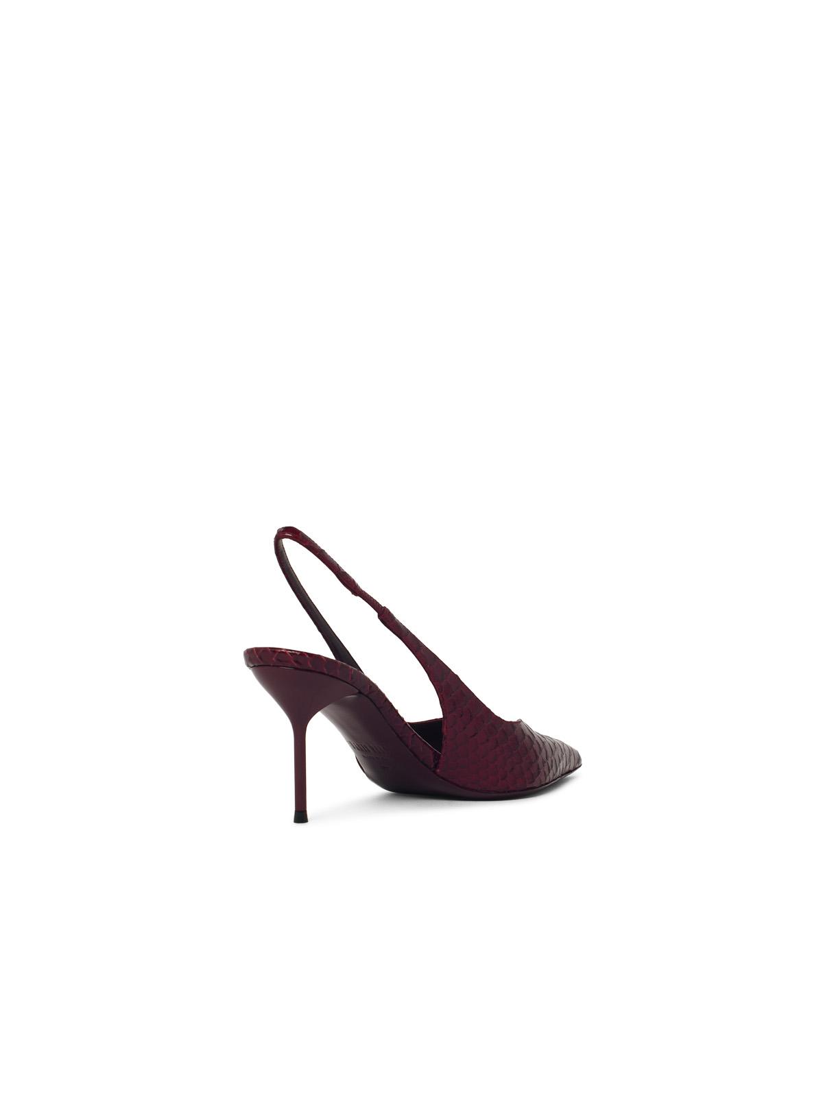 Paris Texas 'Lidia 70' Deep Red Leather Slingbacks Women PARIS TEXAS