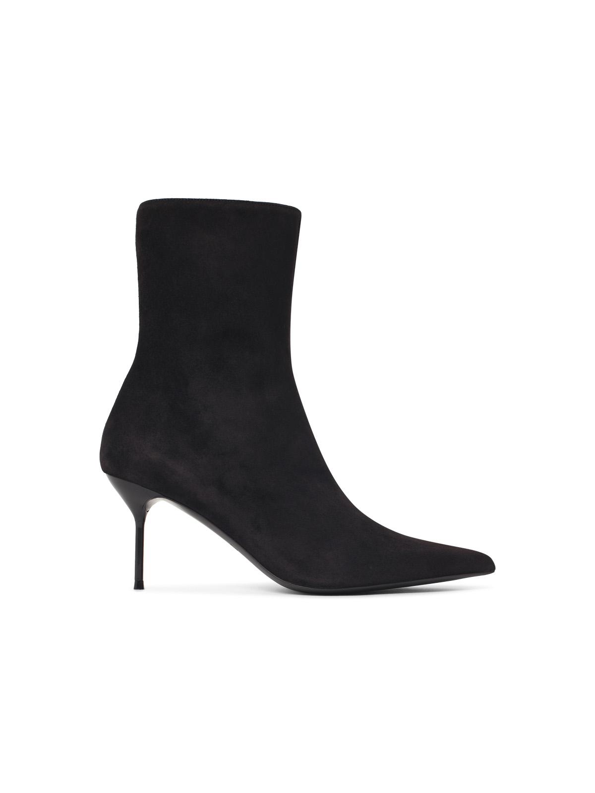Paris Texas 'Lidia 70' 'Fondente' Brown Suede Ankle Boots Women