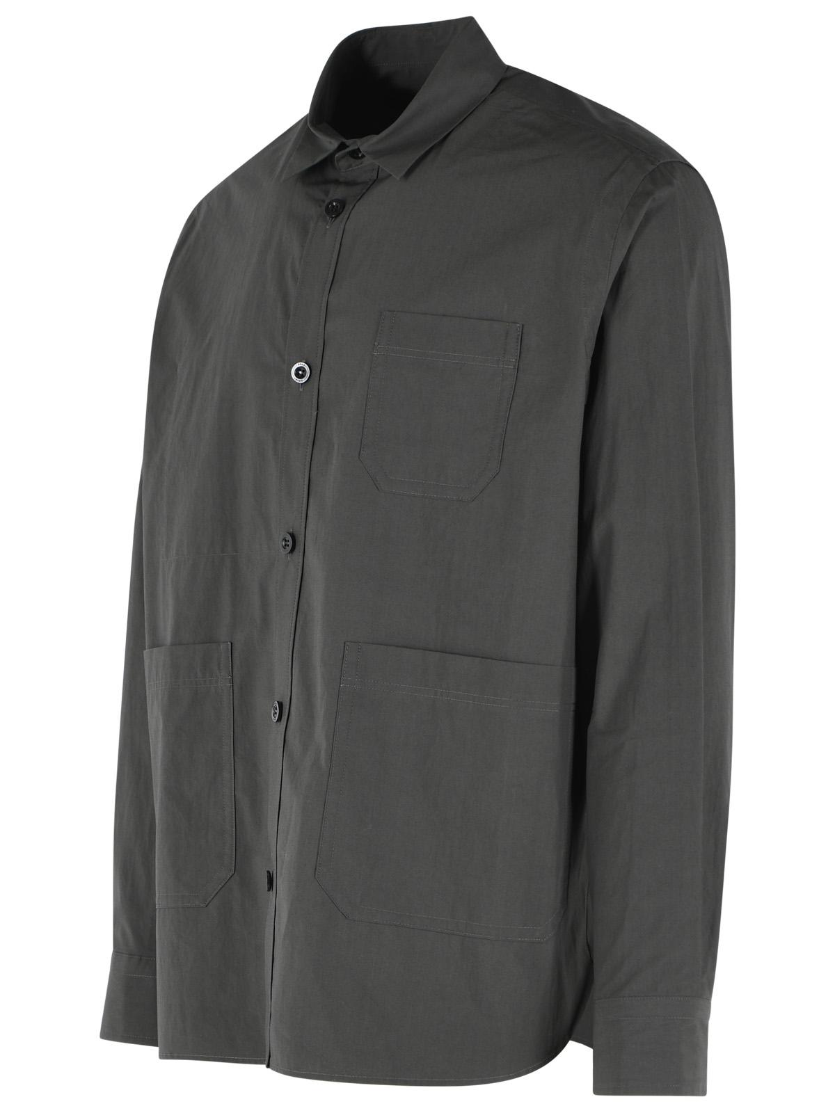 Sacai 'Typewriter' Green Cotton Shirt Men SACAI