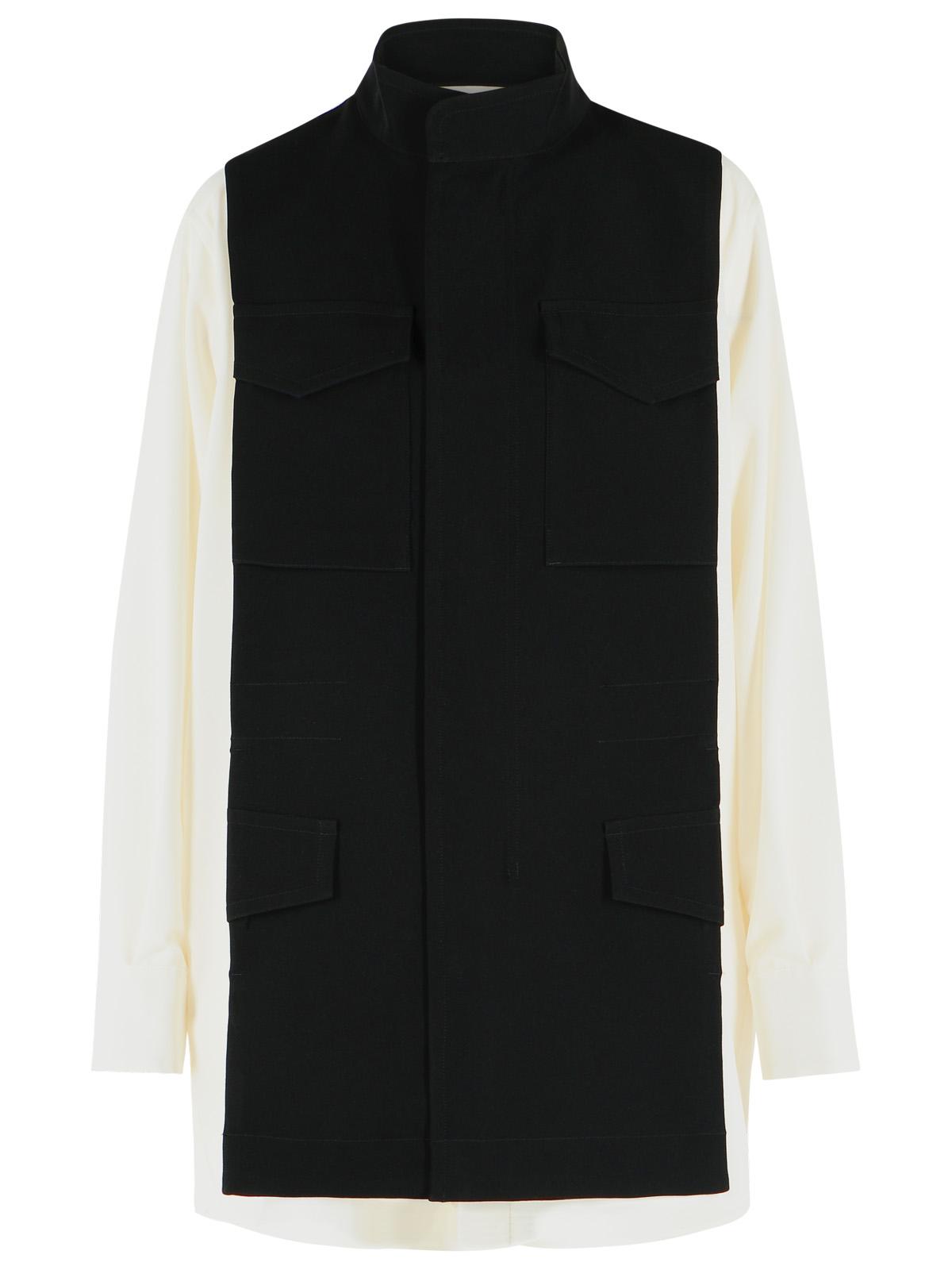 Sacai White Polyester Blend Shirt Women SACAI