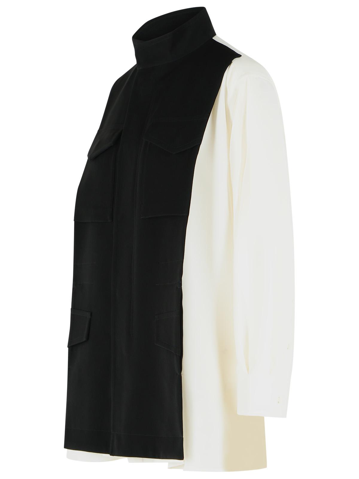 Sacai White Polyester Blend Shirt Women SACAI