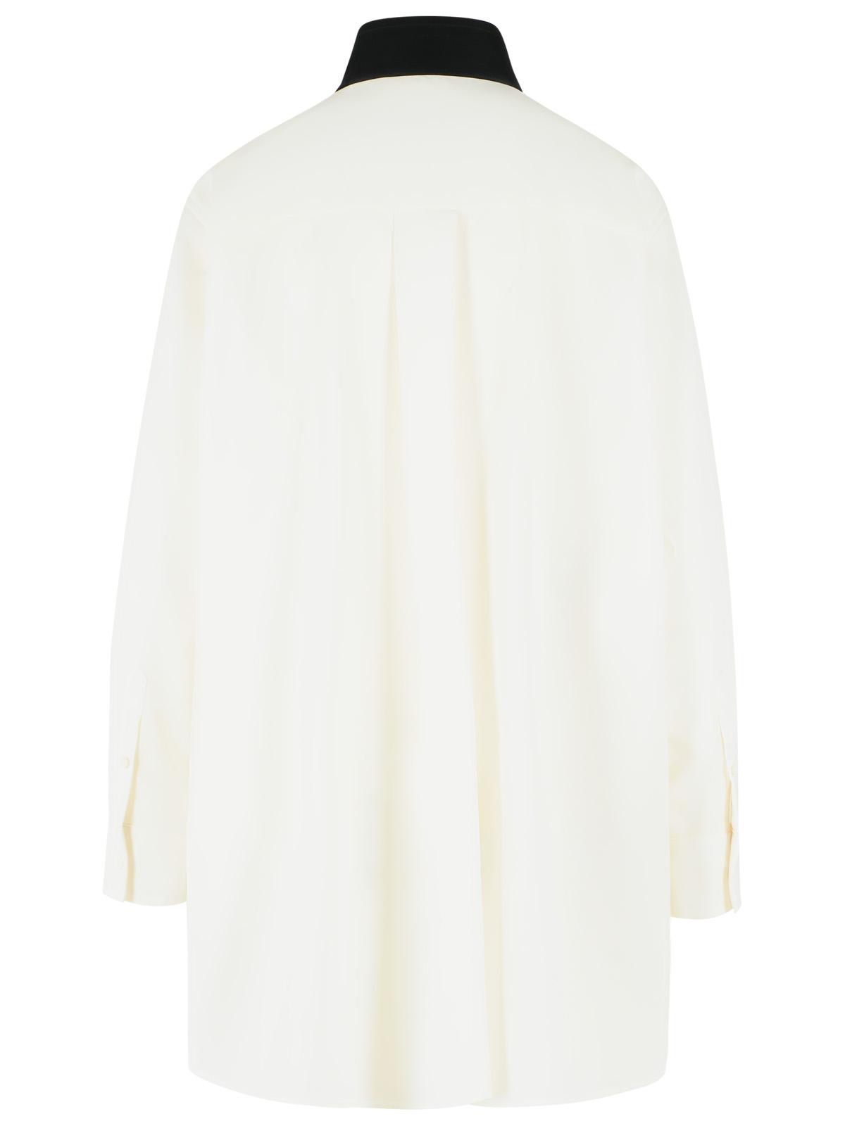 Sacai White Polyester Blend Shirt Women SACAI