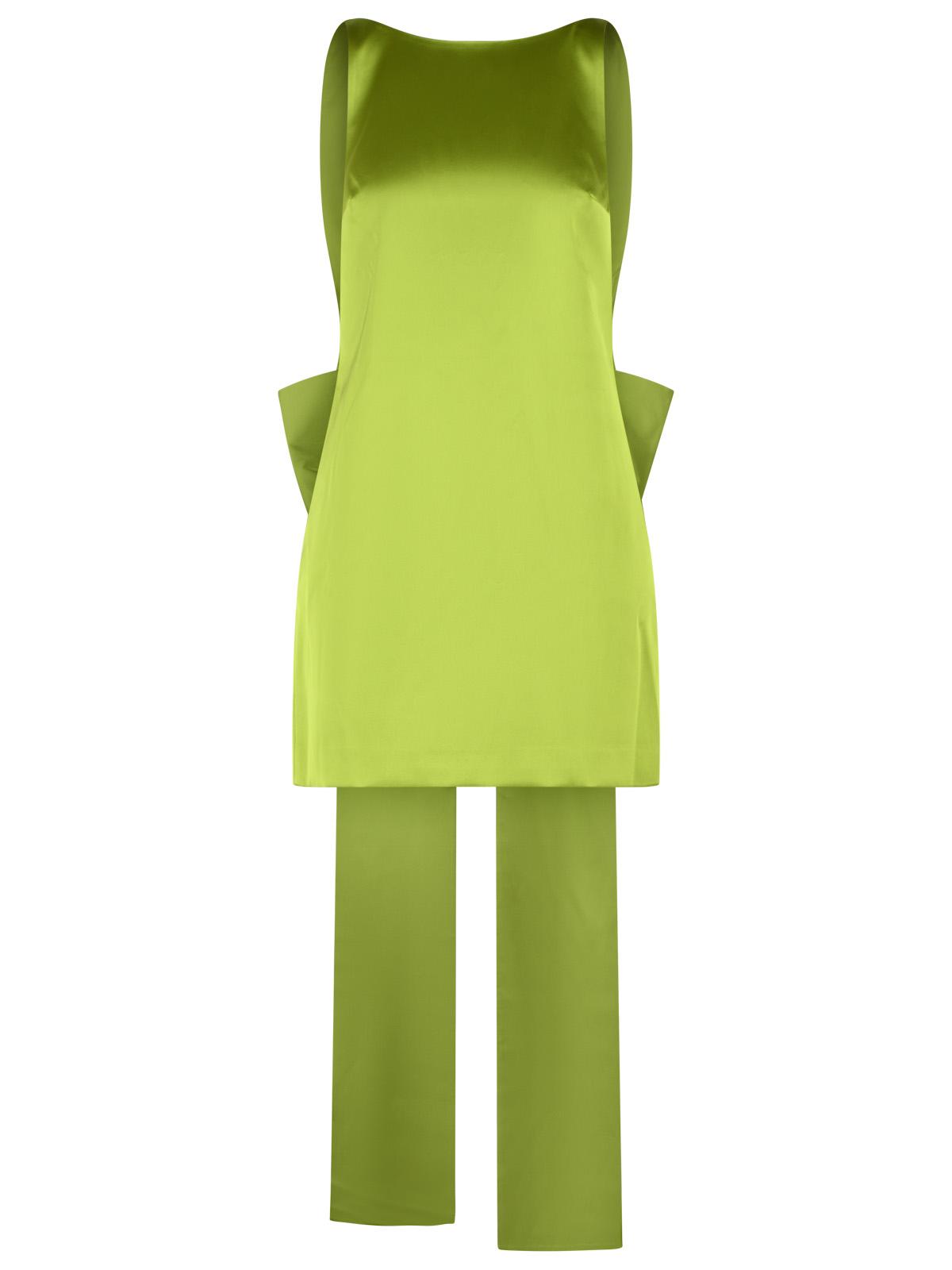 Self Portrait Amibo Mini 'Bow' In Green Polyester Women SELF-PORTRAIT