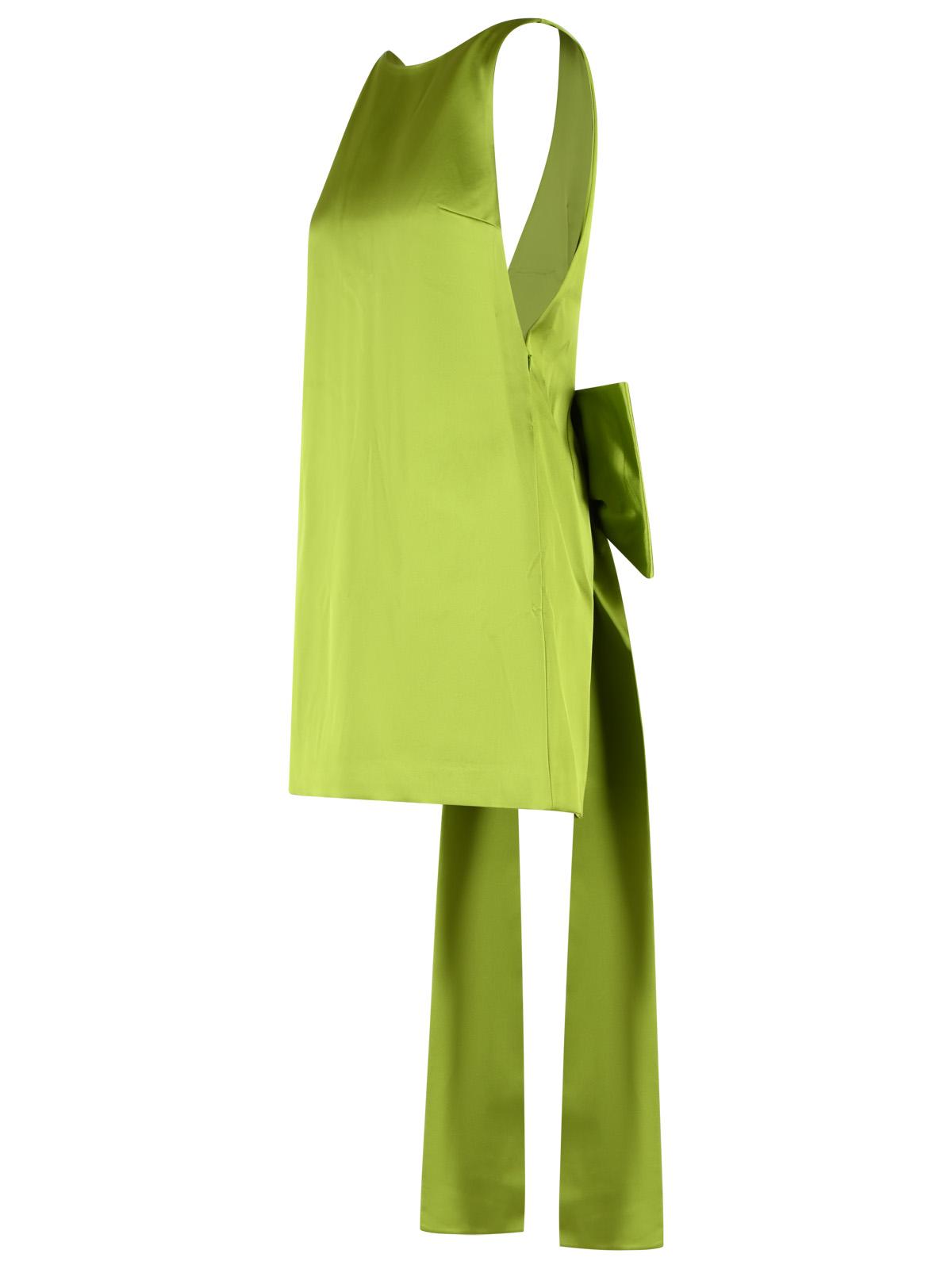Self Portrait Amibo Mini 'Bow' In Green Polyester Women SELF-PORTRAIT