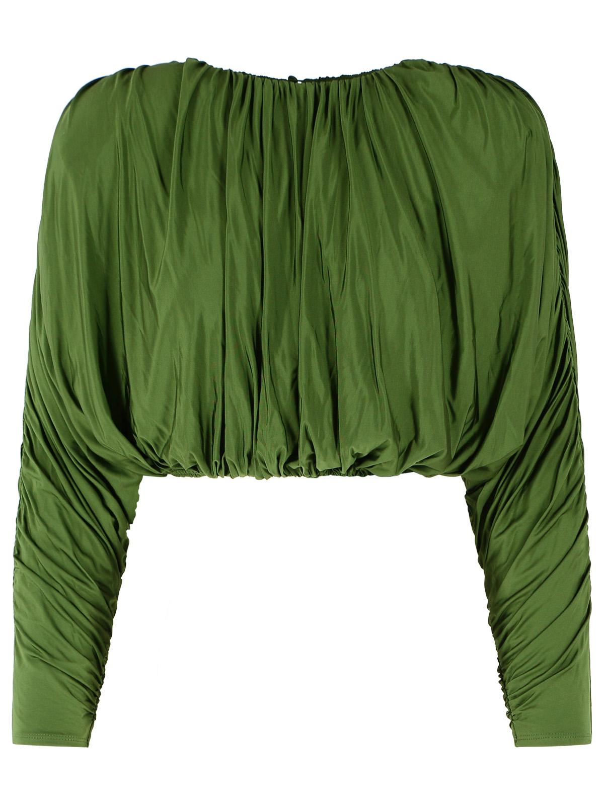 Self Portrait Olive Viscose Blend Sweater Women SELF-PORTRAIT