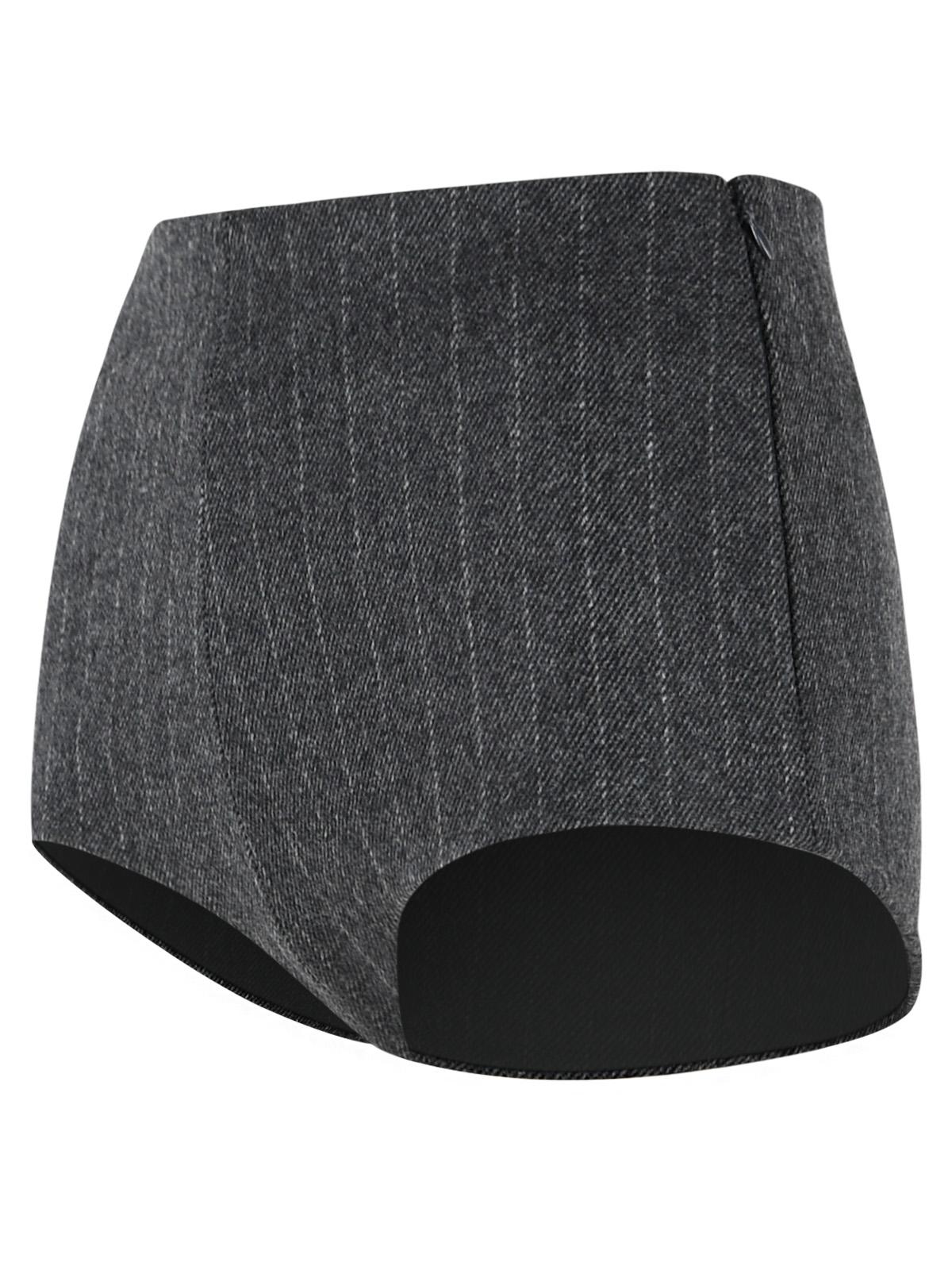 The Andamane 'Tami' Melange Grey Wool Blend Culottes Women THE ANDAMANE