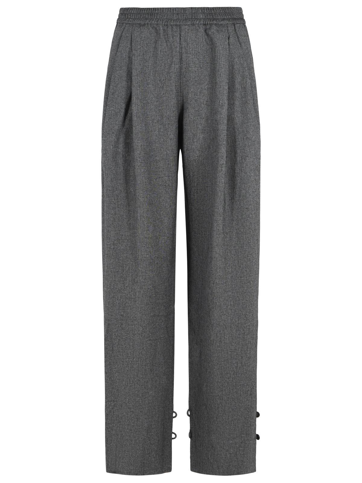 The Andamane 'Renee' Grey Polyester Pants Women THE ANDAMANE
