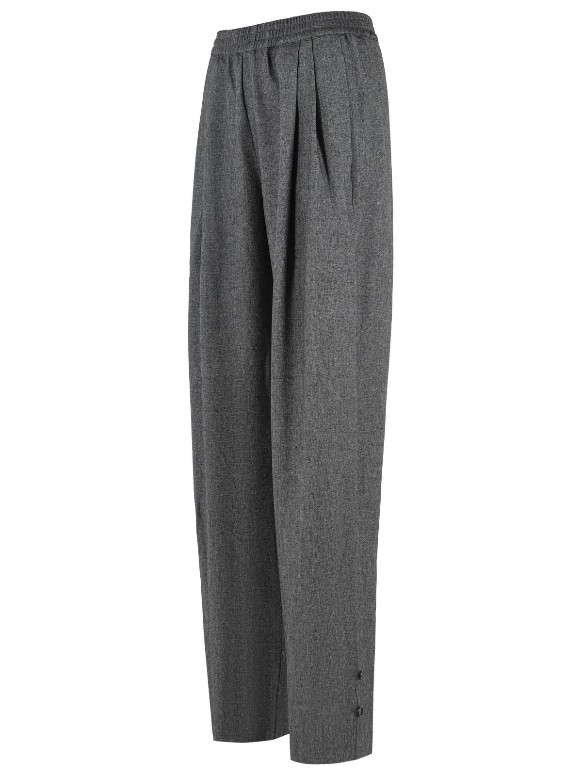 The Andamane 'Renee' Grey Polyester Pants Women THE ANDAMANE