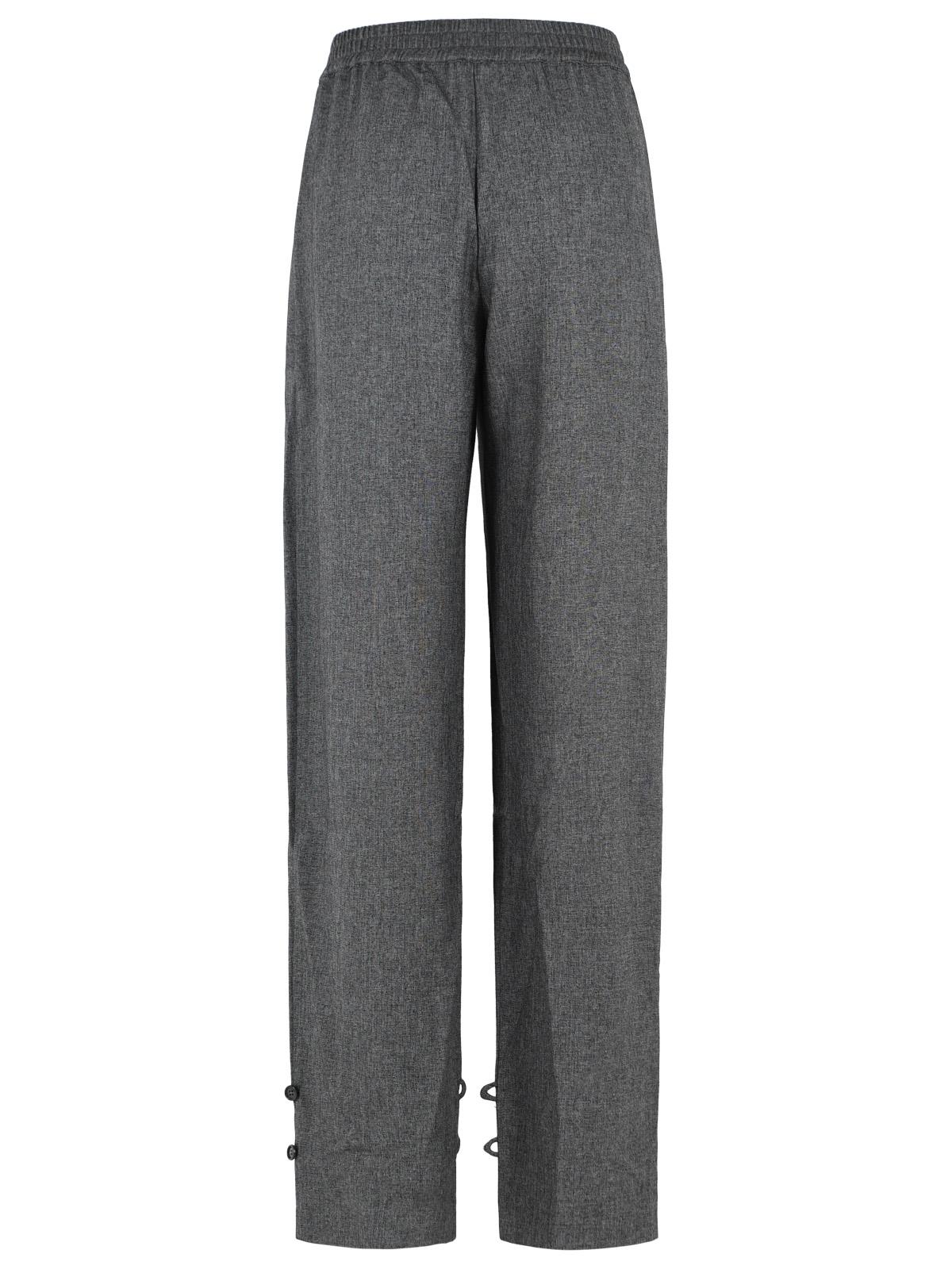 The Andamane 'Renee' Grey Polyester Pants Women THE ANDAMANE