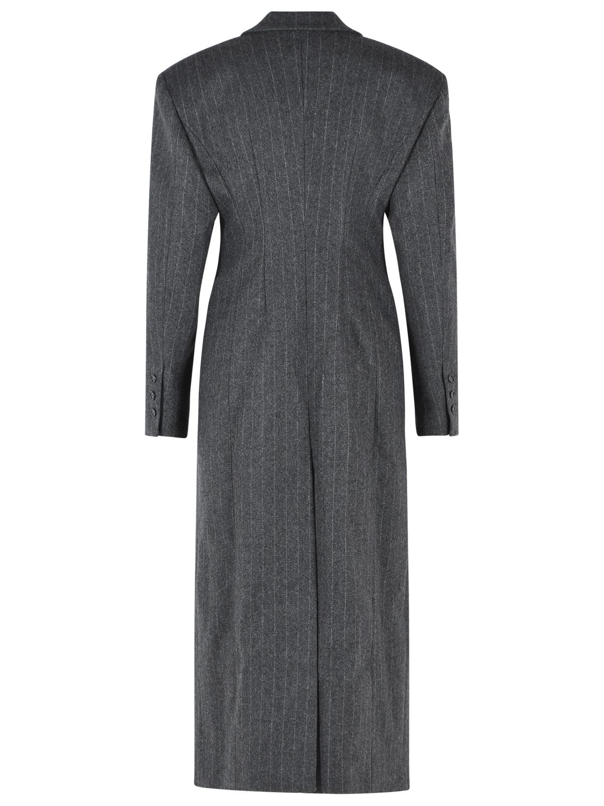 The Andamane 'Ottavia' Melange Grey Wool Blend Coat Women THE ANDAMANE