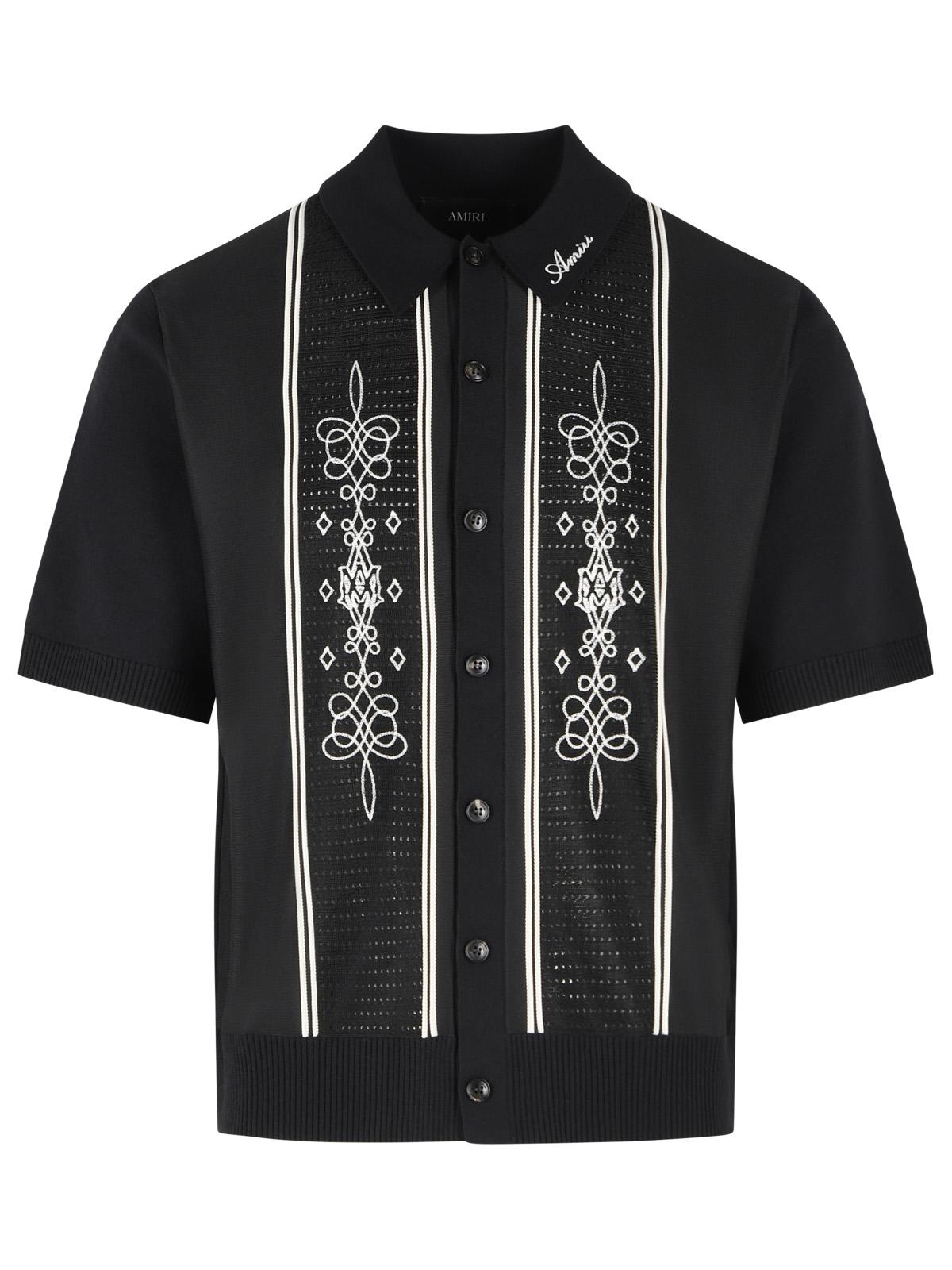 Amiri Black Virgin Wool Blend Sweater Men AMIRI