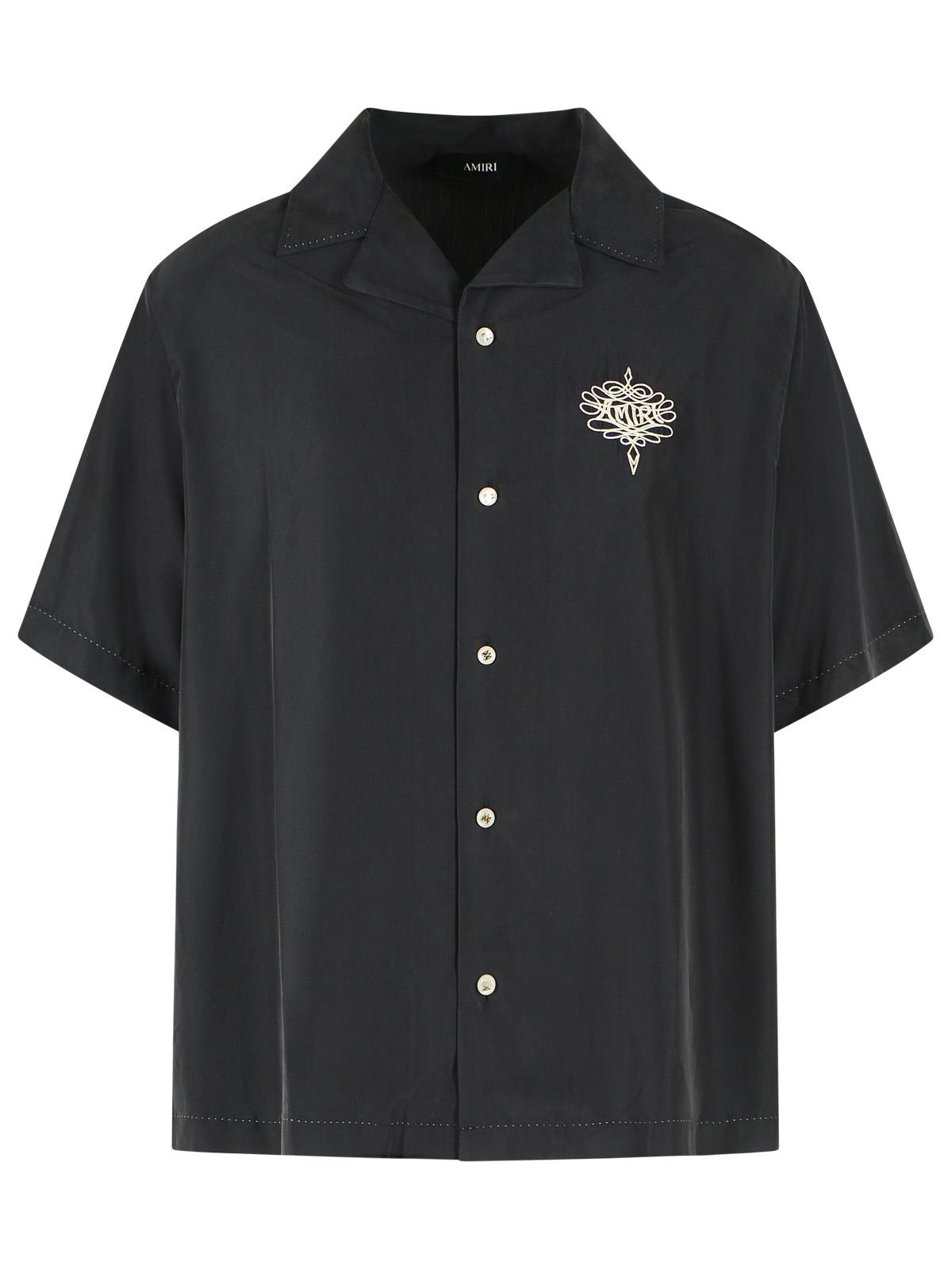 Amiri 'Lasso' Black Polyester Blend Shirt Men AMIRI