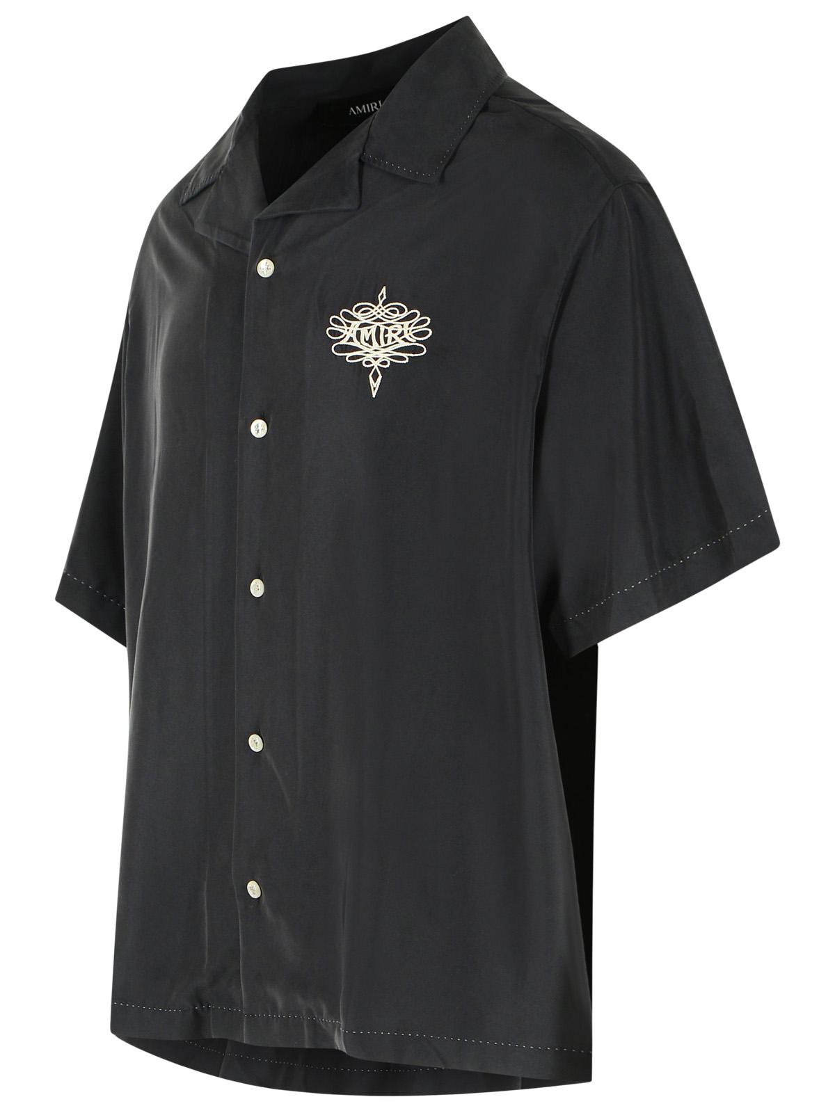 Amiri 'Lasso' Black Polyester Blend Shirt Men AMIRI
