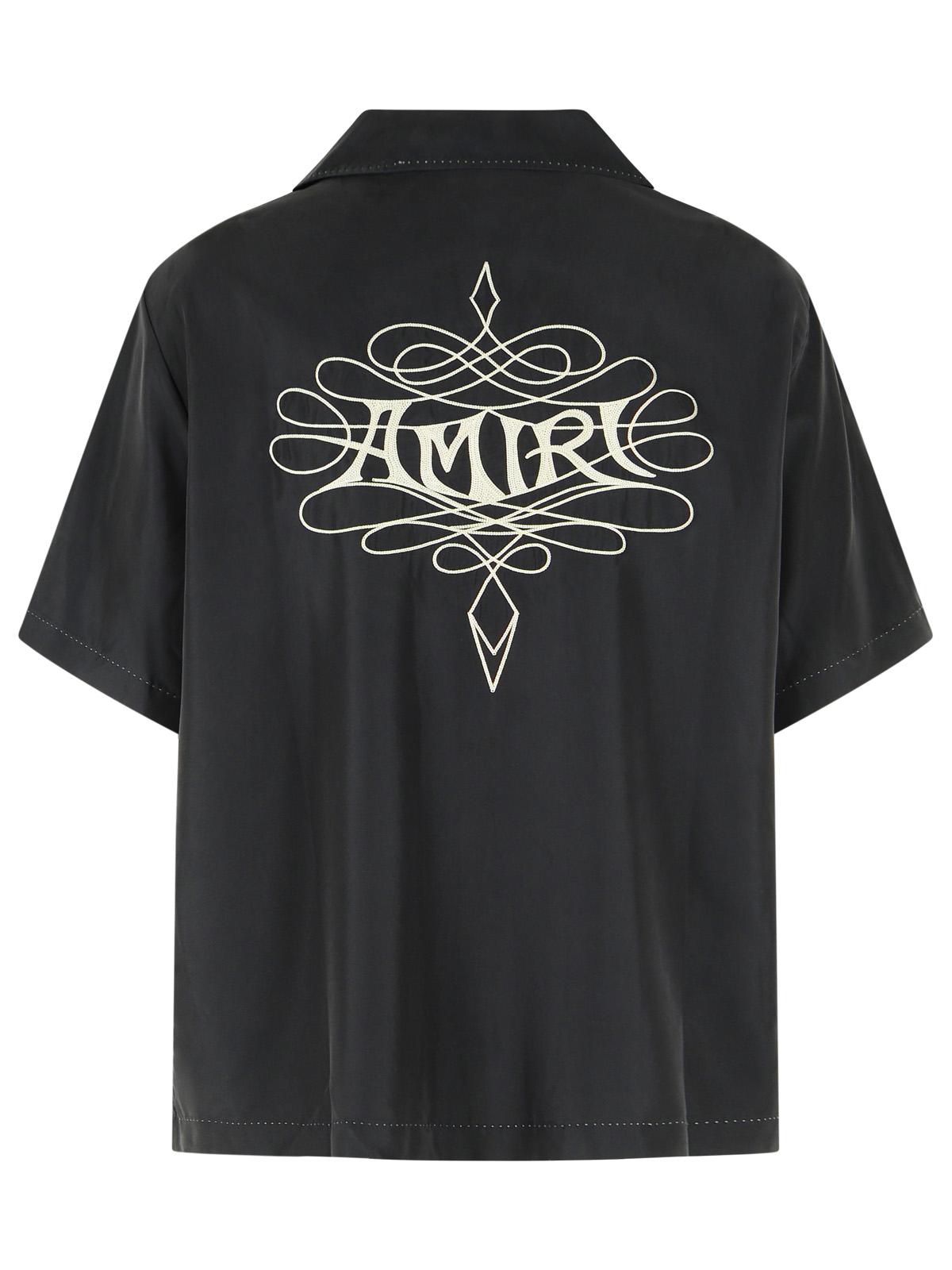 Amiri 'Lasso' Black Polyester Blend Shirt Men AMIRI