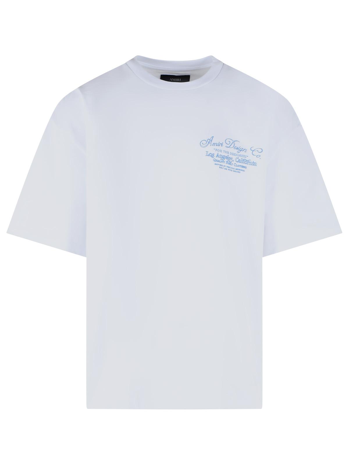 Amiri 'Dreamers Chain' White Cotton T-Shirt Men AMIRI