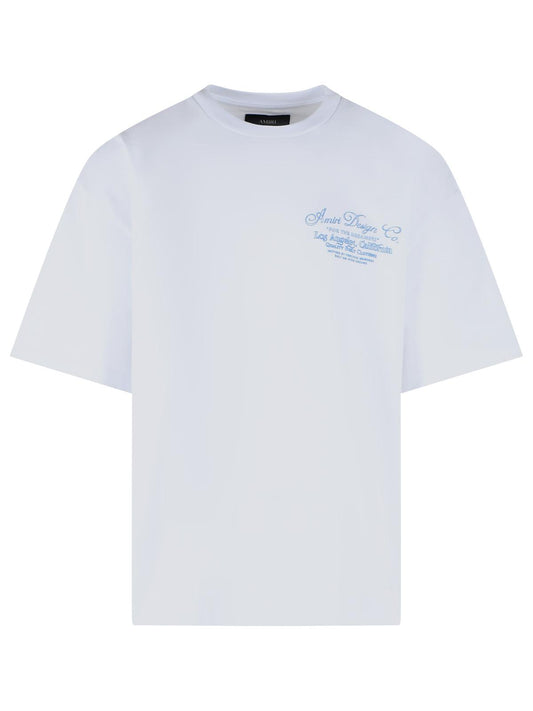 Amiri 'Dreamers Chain' White Cotton T-Shirt Men AMIRI