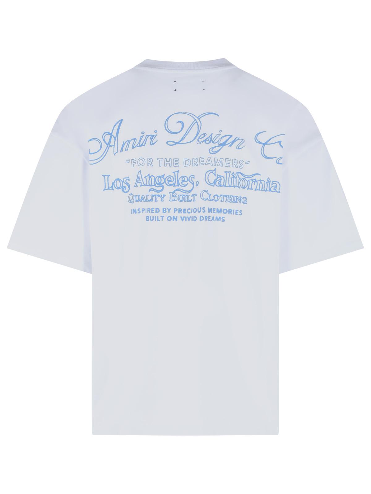 Amiri 'Dreamers Chain' White Cotton T-Shirt Men AMIRI