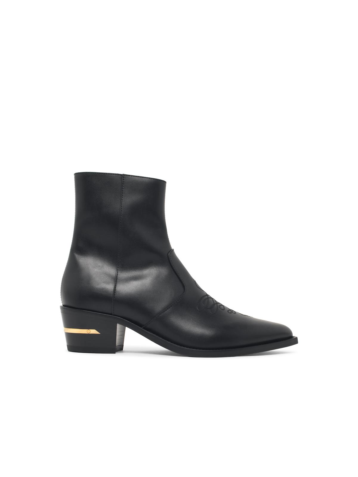 Amiri 'Ma Pointy' Black Leather Boots Men AMIRI