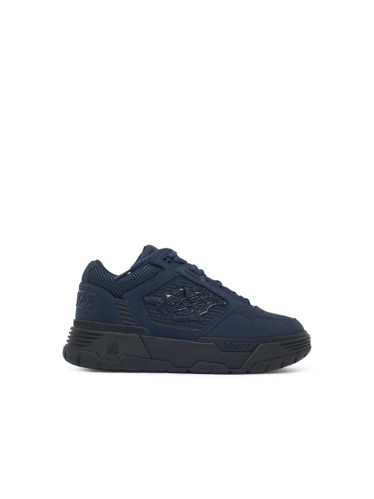 Amiri 'Ma-94' Blue Leather Blend Sneakers Men AMIRI