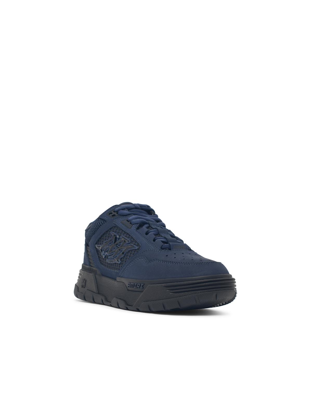 Amiri 'Ma-94' Blue Leather Blend Sneakers Men AMIRI