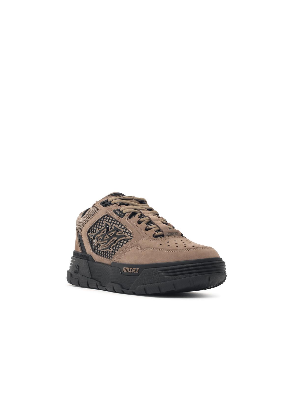 Amiri 'Ma-94' Brown Leather Blend Sneakers Men AMIRI