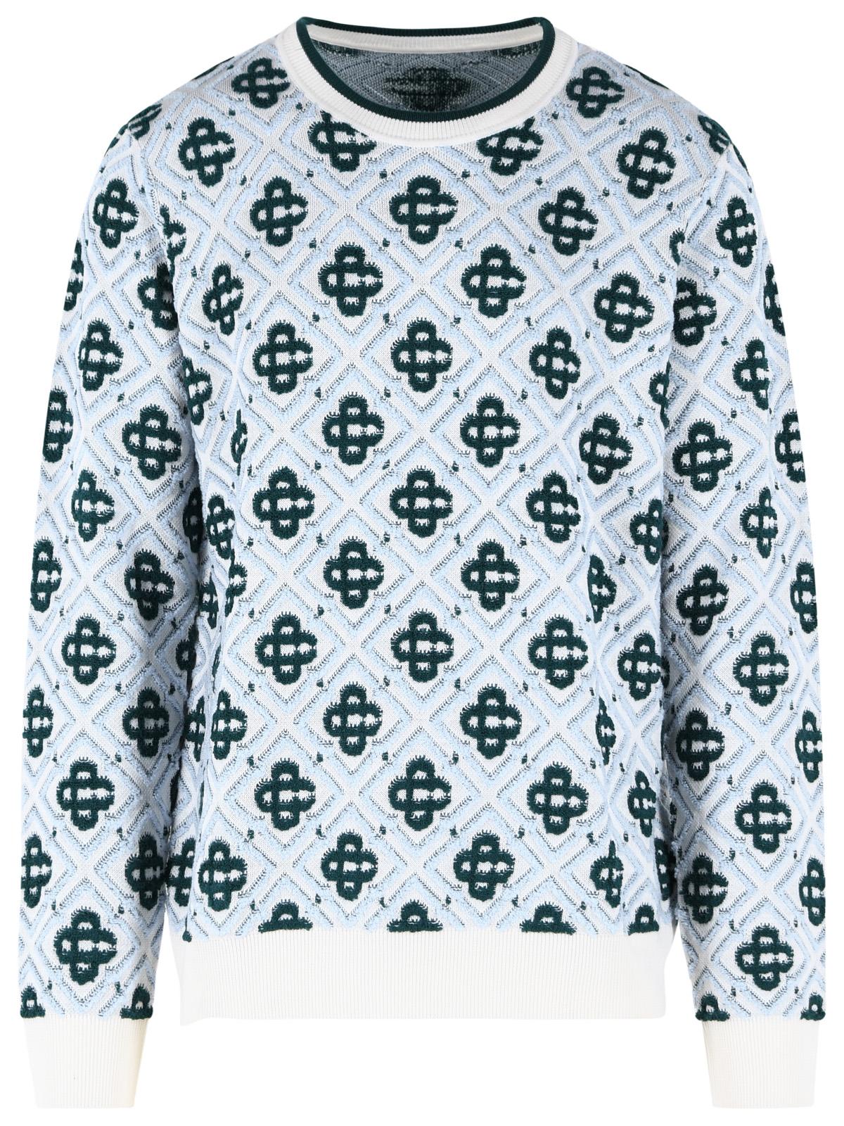Casablanca 'Monogram' Multi Wool Sweater Men CASABLANCA