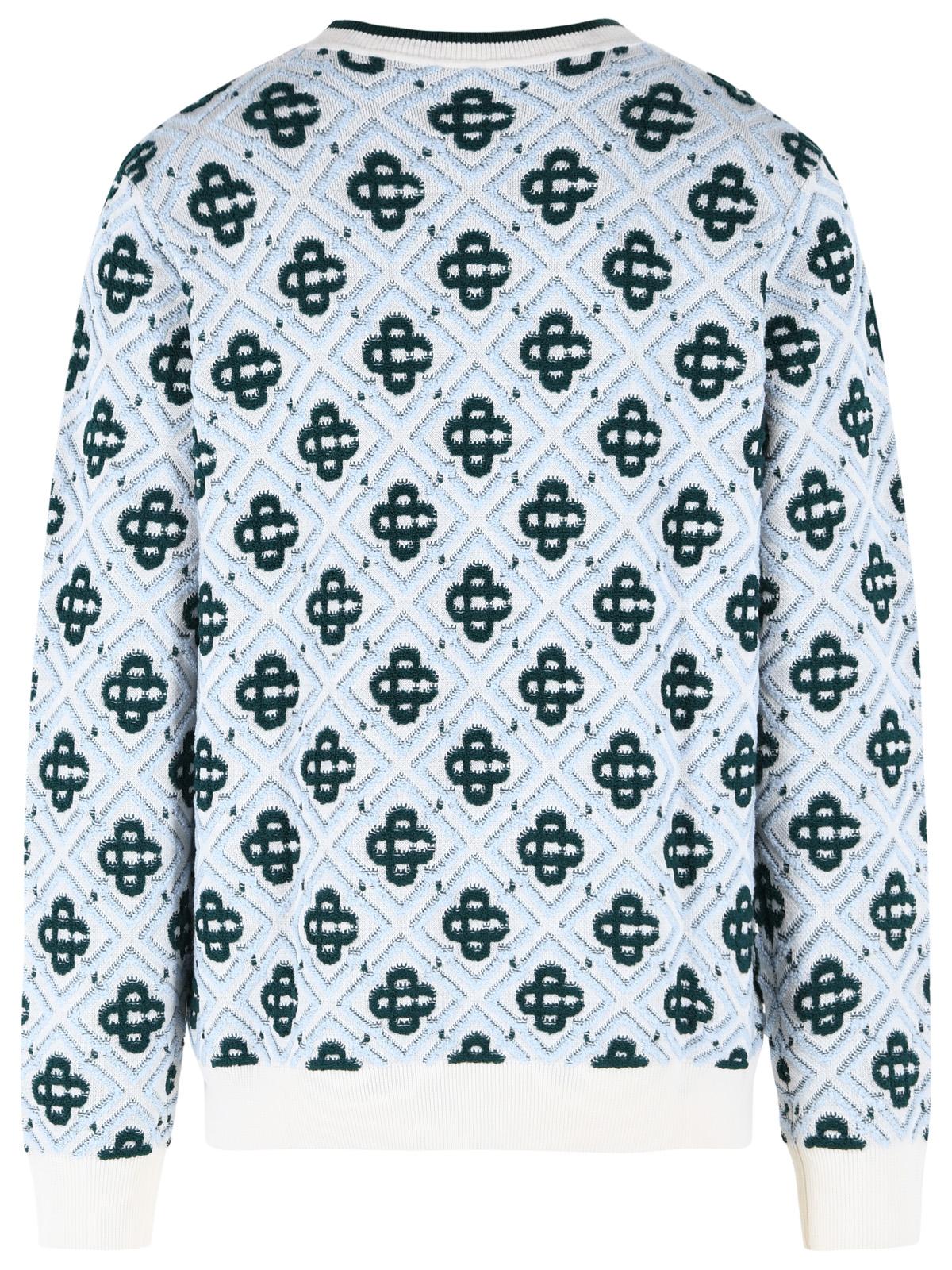 Casablanca 'Monogram' Multi Wool Sweater Men CASABLANCA