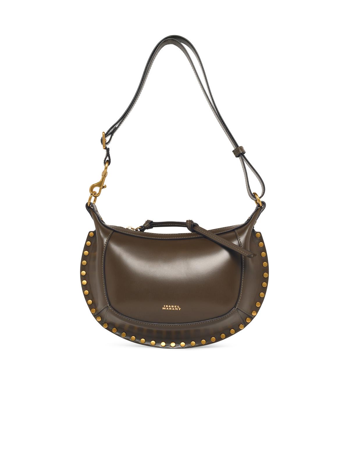 Isabel Marant 'Oskan Moon' Brown Leather Bag Women ISABEL MARANT