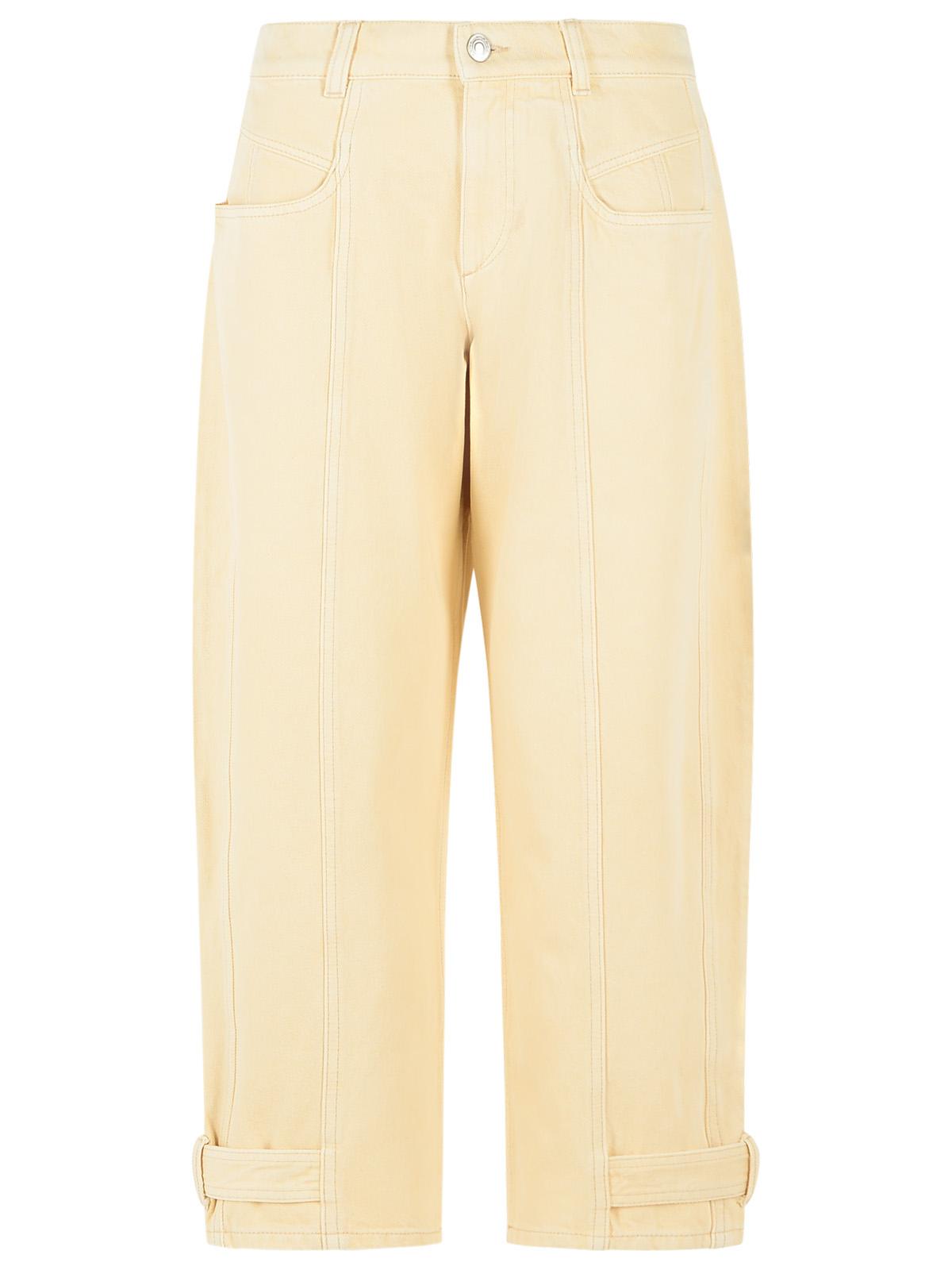 Isabel Marant 'Leja' Beige Cotton Jeans Women ISABEL MARANT