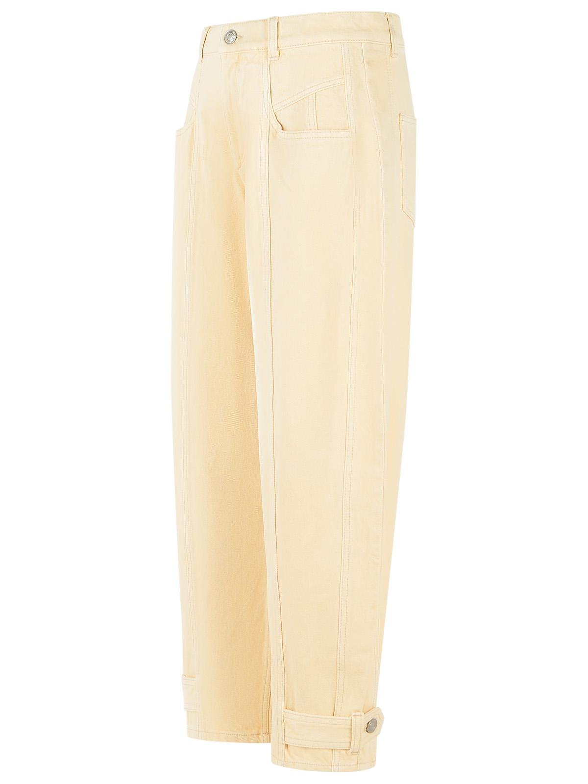 Isabel Marant 'Leja' Beige Cotton Jeans Women ISABEL MARANT