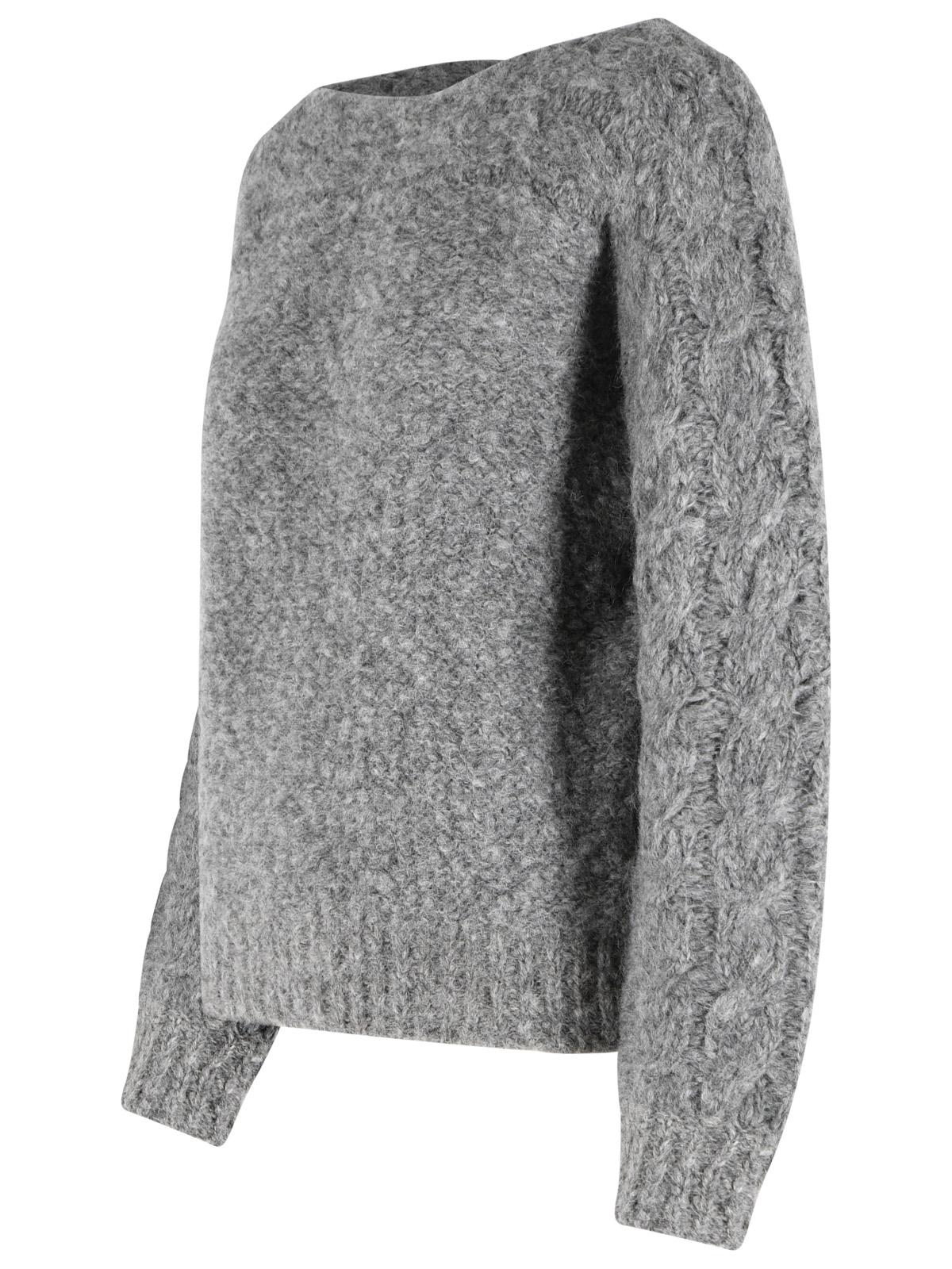 Isabel Marant 'Ponara' Grey Virgin Wool Blend Sweater Women ISABEL MARANT