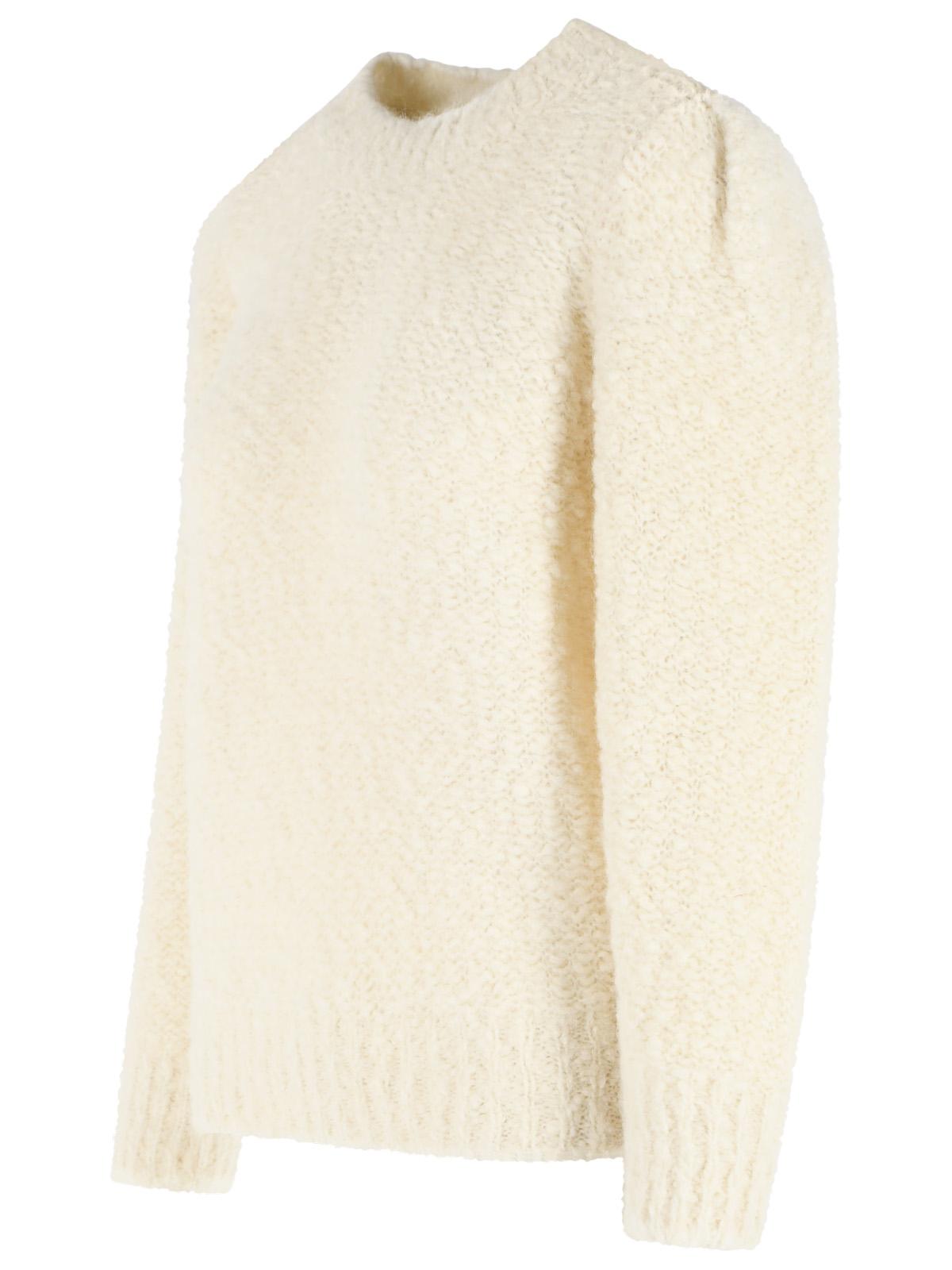 Isabel Marant 'Emma' Ivory Virgin Wool Blend Sweater Women ISABEL MARANT