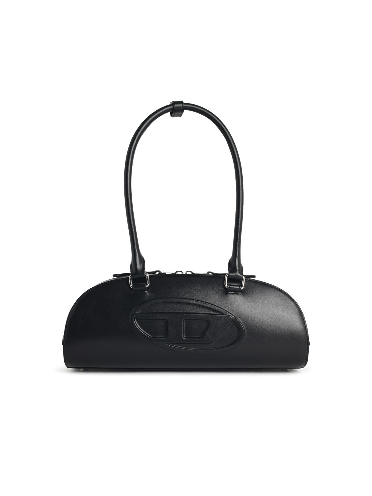 Diesel '1Dr Dome' Black Leather Bag Women DIESEL