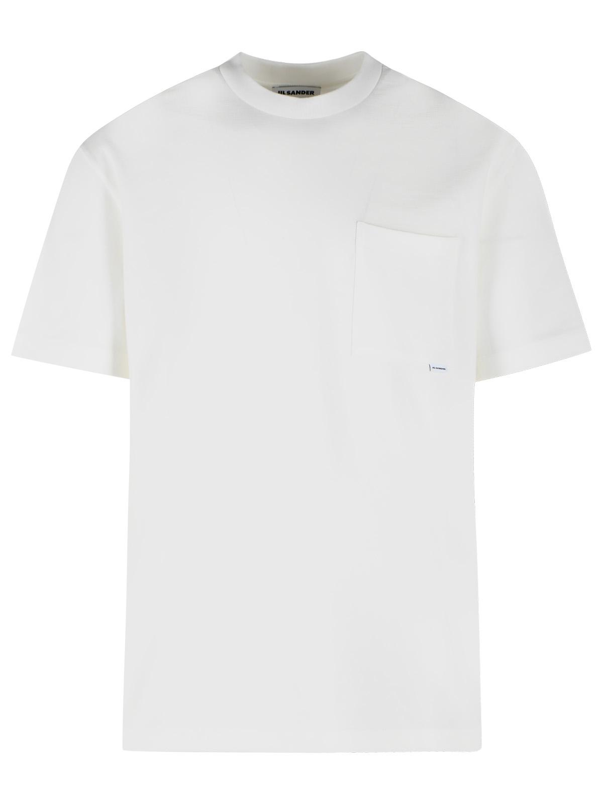 Jil Sander Black Cotton T-Shirt Men JIL SANDER