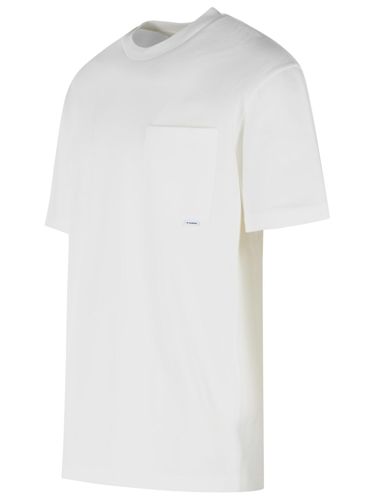 Jil Sander Black Cotton T-Shirt Men JIL SANDER