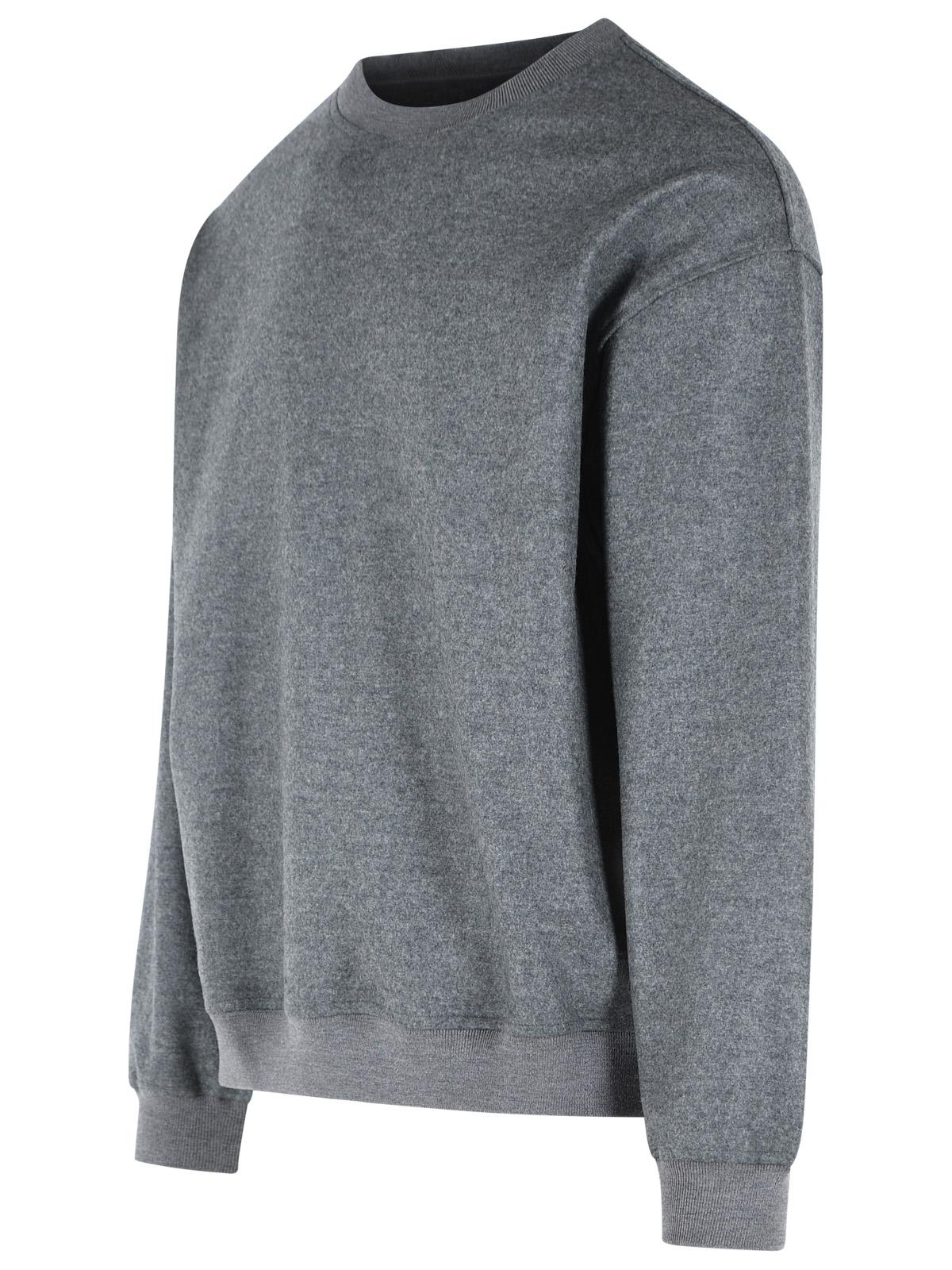 Jil Sander Grey Wool Sweatshirt Men JIL SANDER