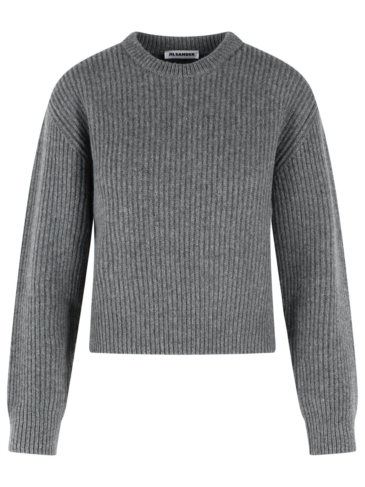 Jil Sander Grey Wool Sweater Women JIL SANDER